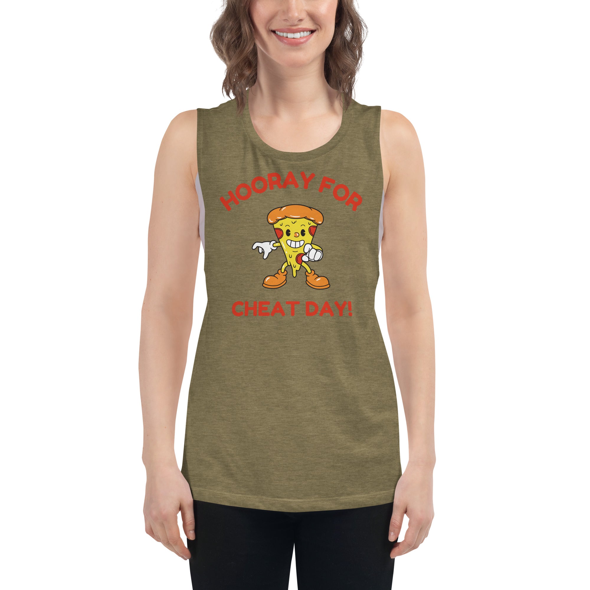 Hooray For Cheat Day! Women's Muscle Tank