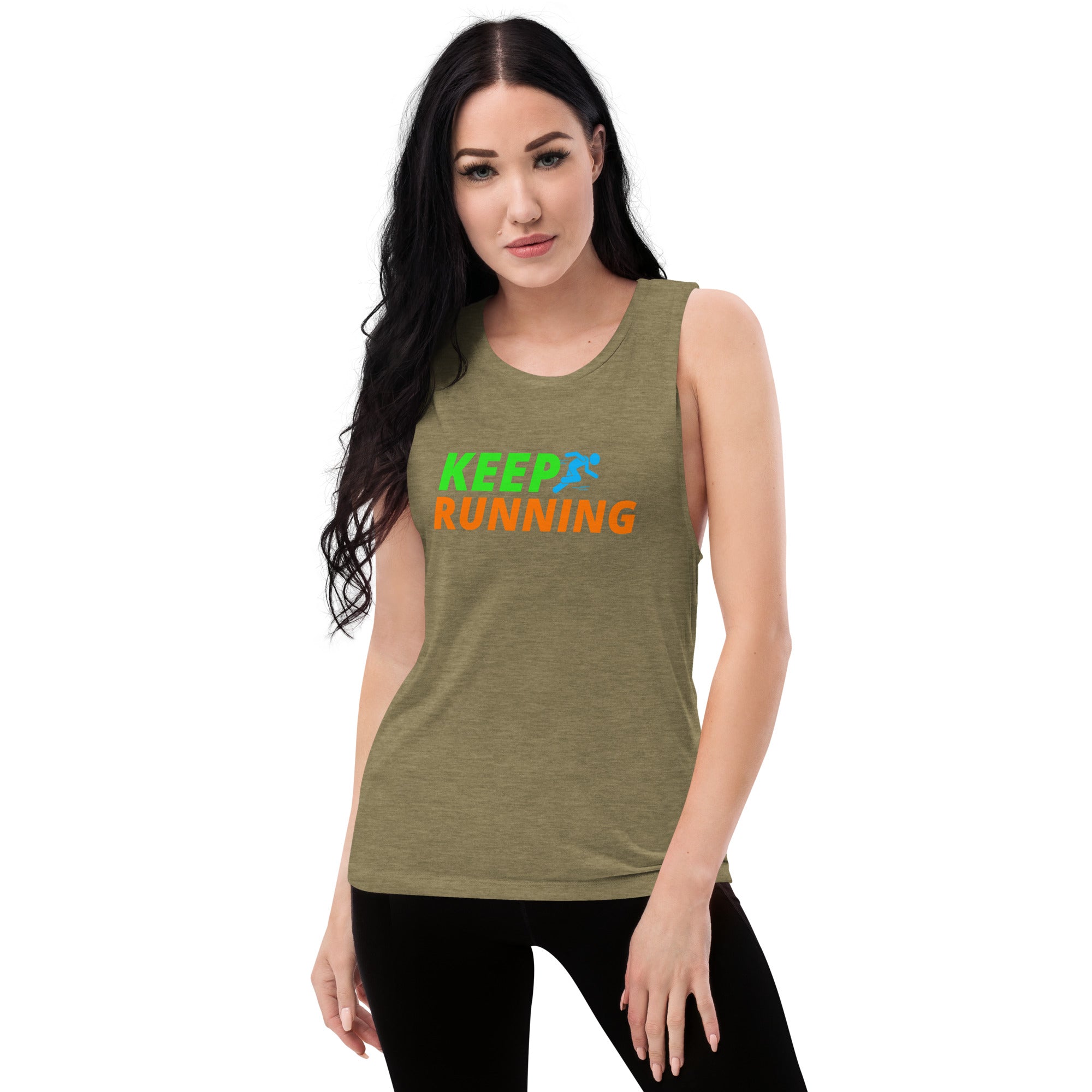 Keep Running Women's Muscle Tank