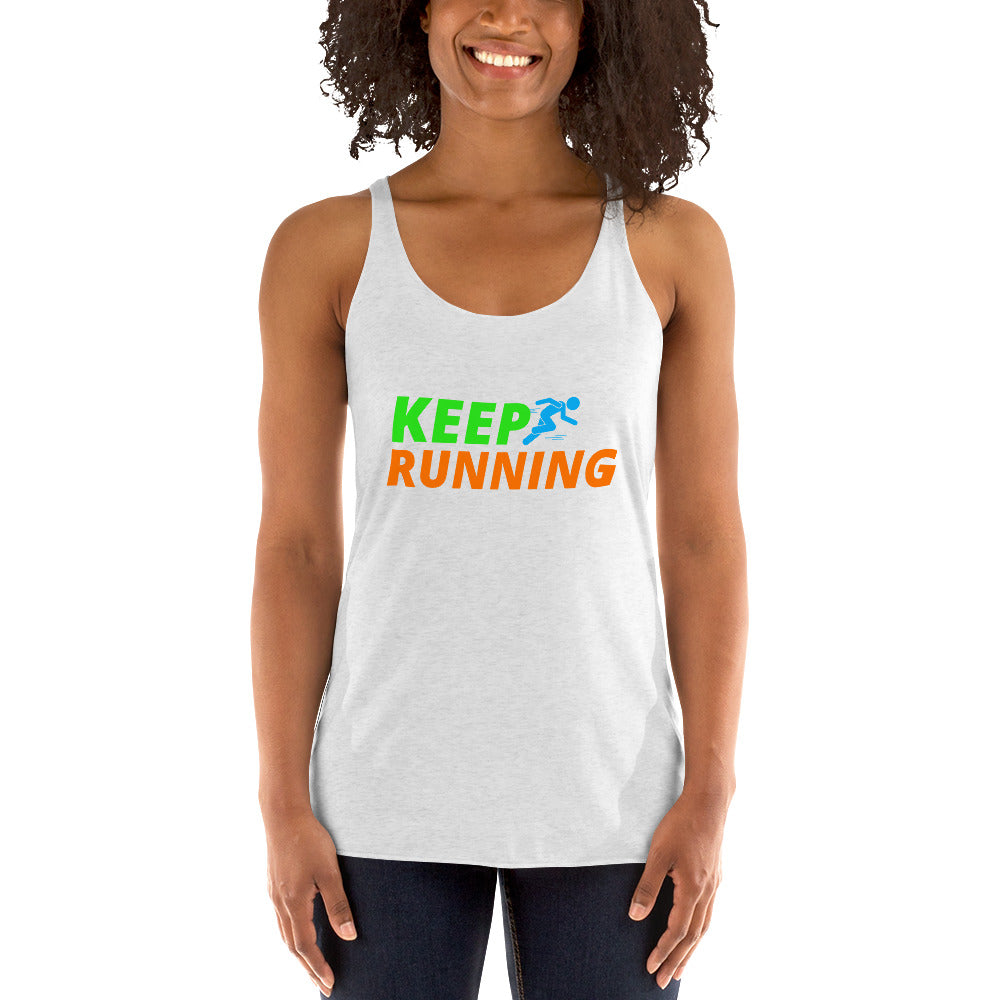 Keep Running Women's Racerback Tank