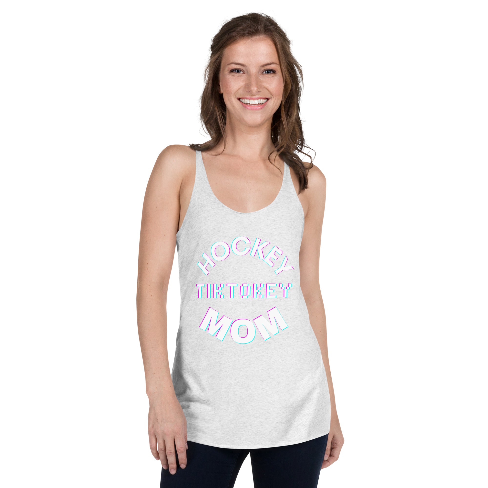 Hockey Tiktokey Women's Racerback Tank