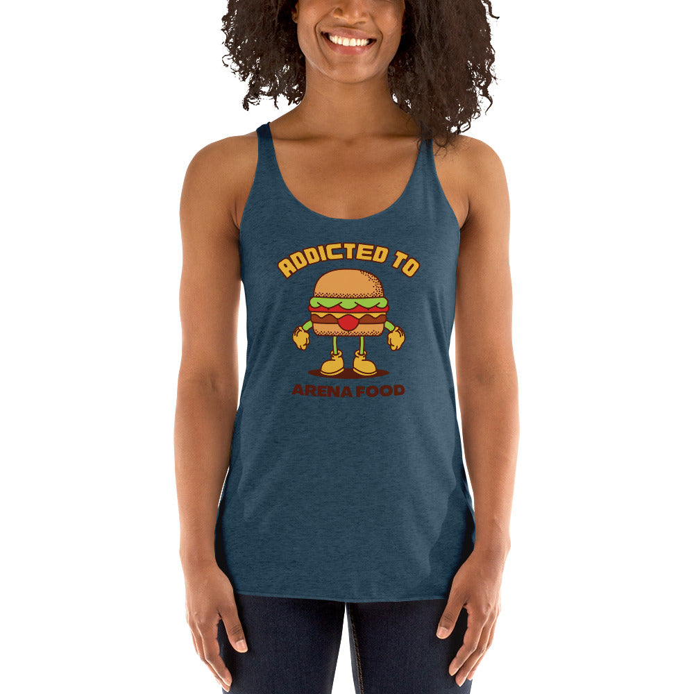 Addicted To Arena Food Women's Racerback Tank