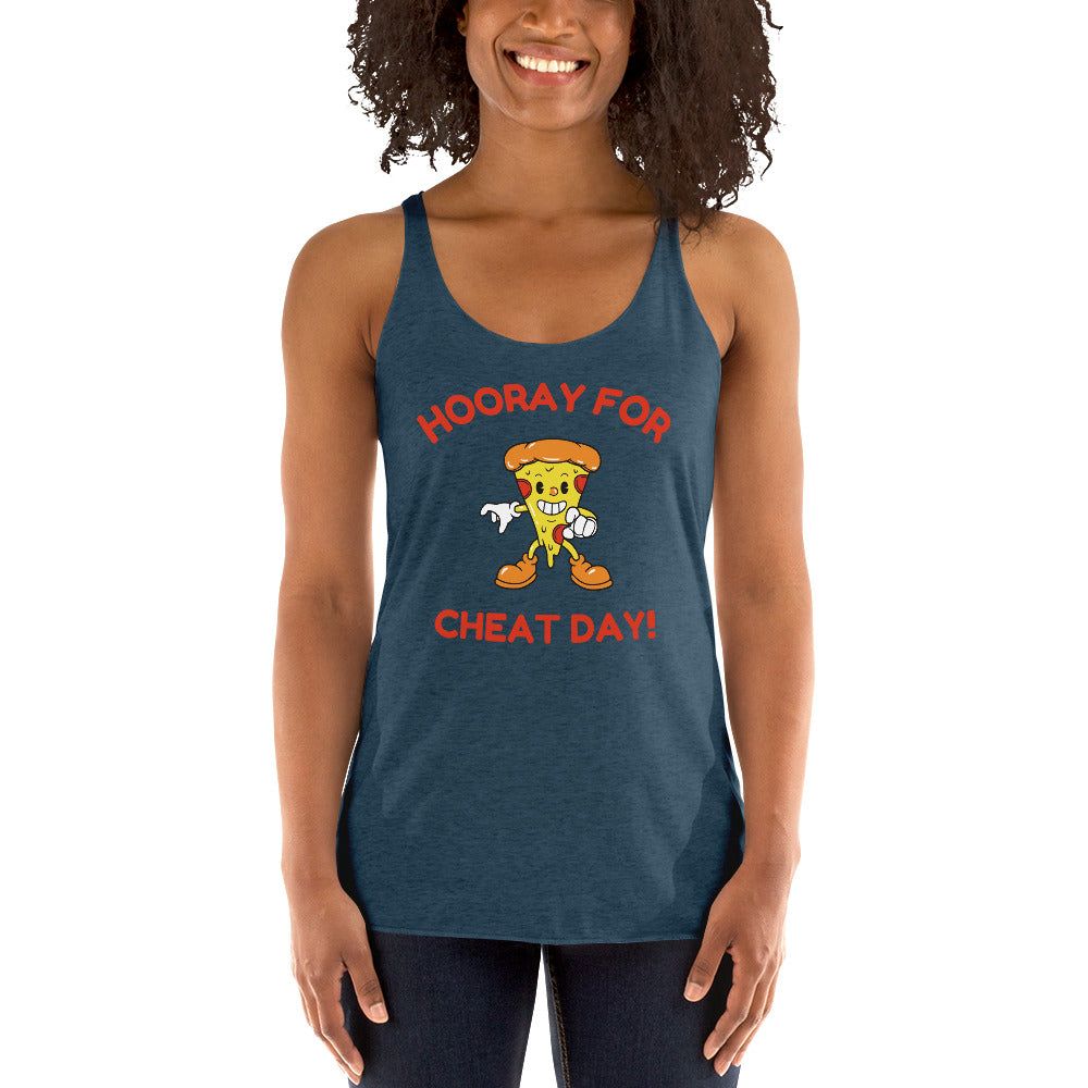 Hooray For Cheat Day! Women's Racerback Tank