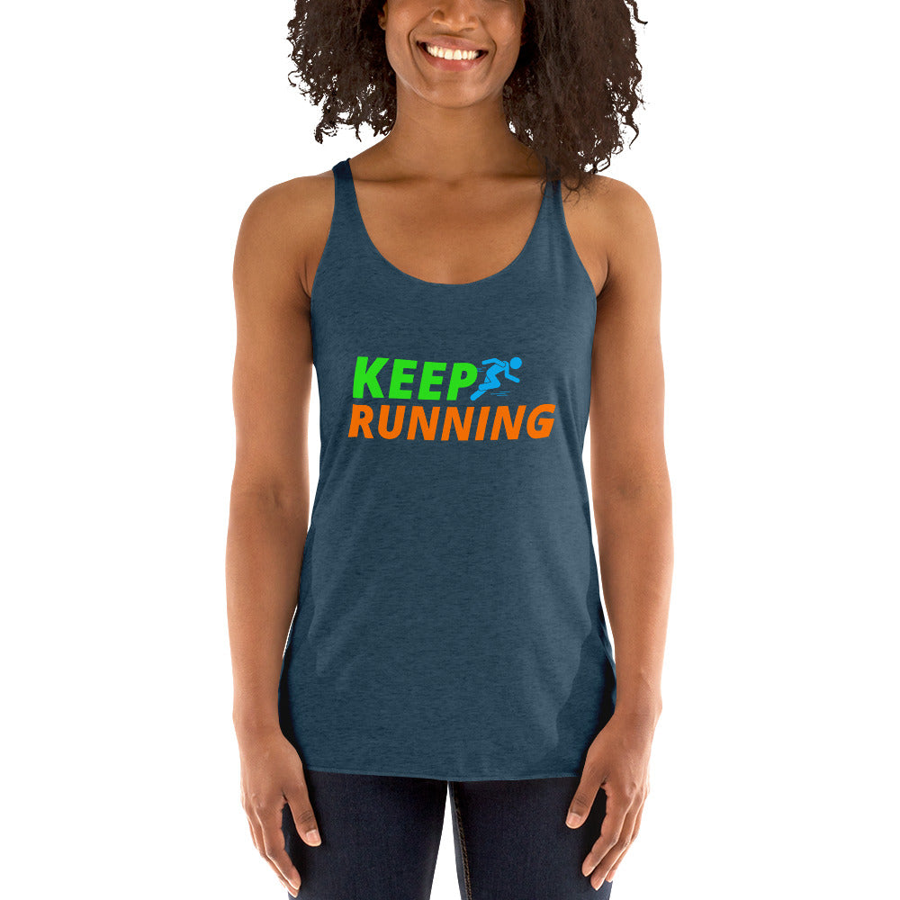Keep Running Women's Racerback Tank