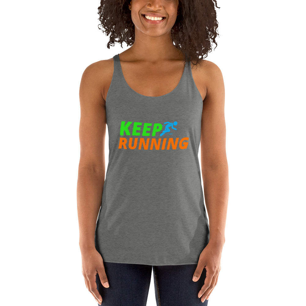 Keep Running Women's Racerback Tank