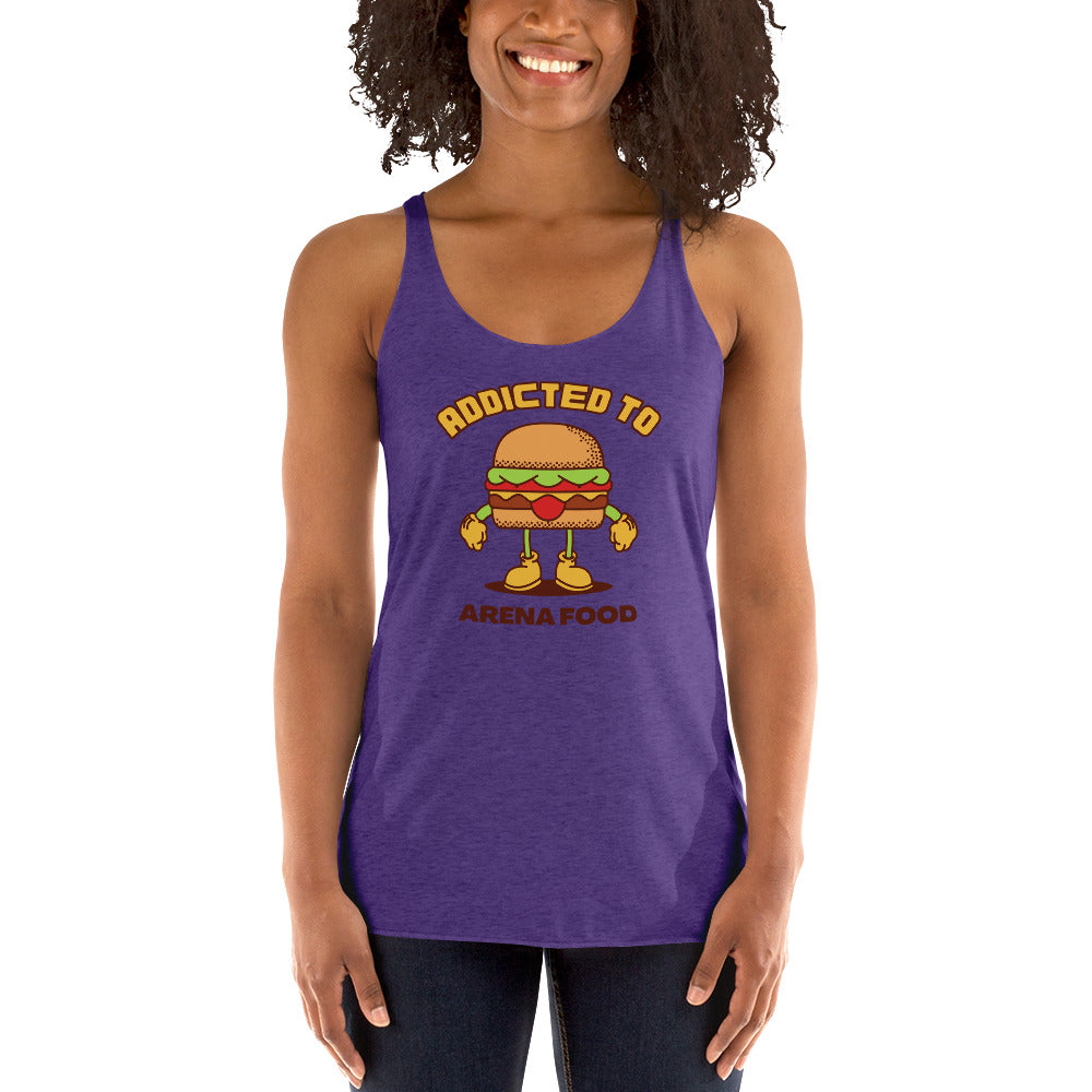 Addicted To Arena Food Women's Racerback Tank