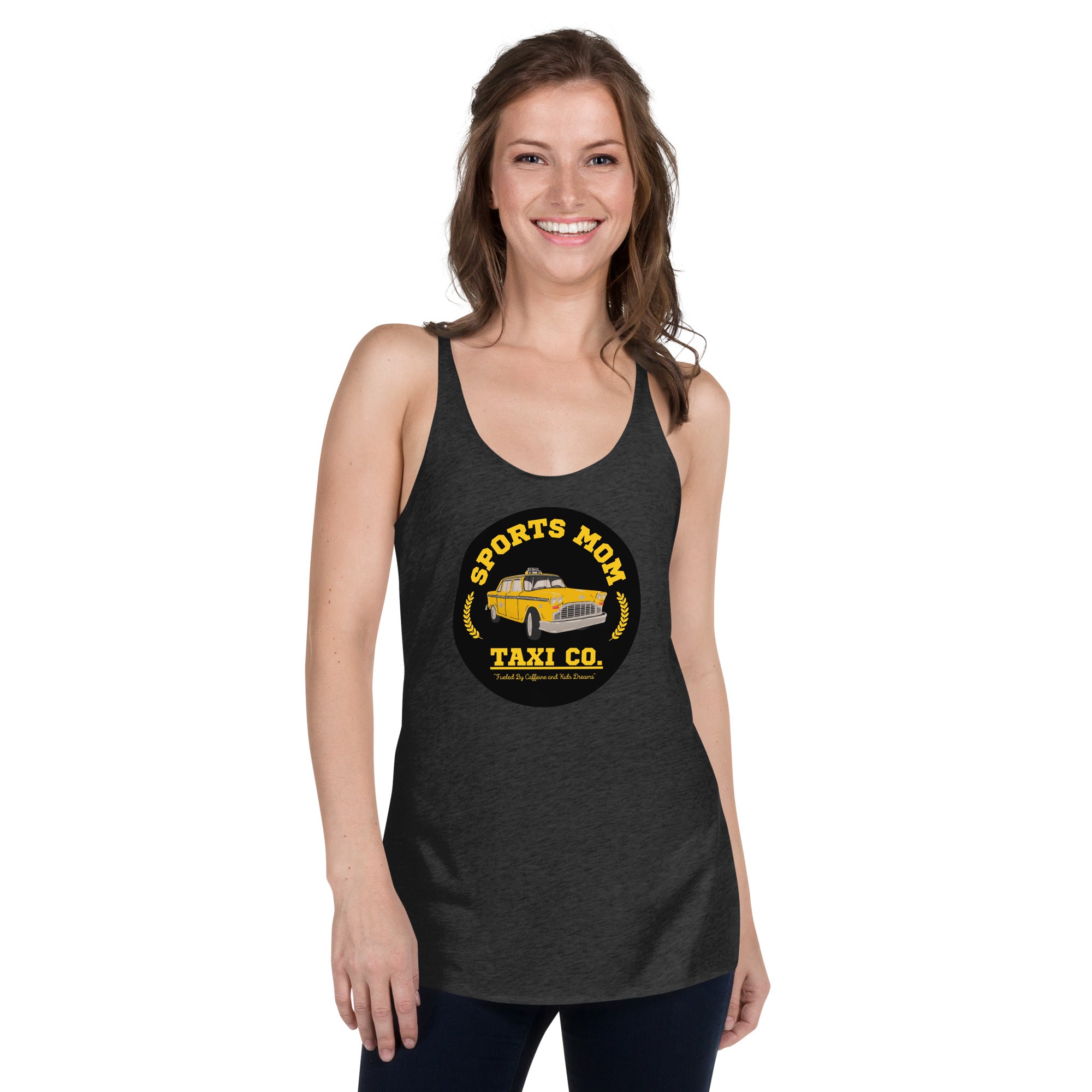 The Sports Mom Taxi Co. Original Racerback Tank
