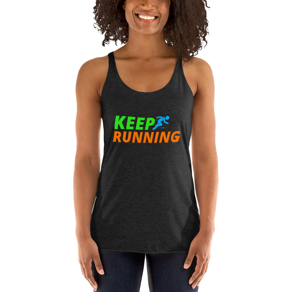 Keep Running Women's Racerback Tank
