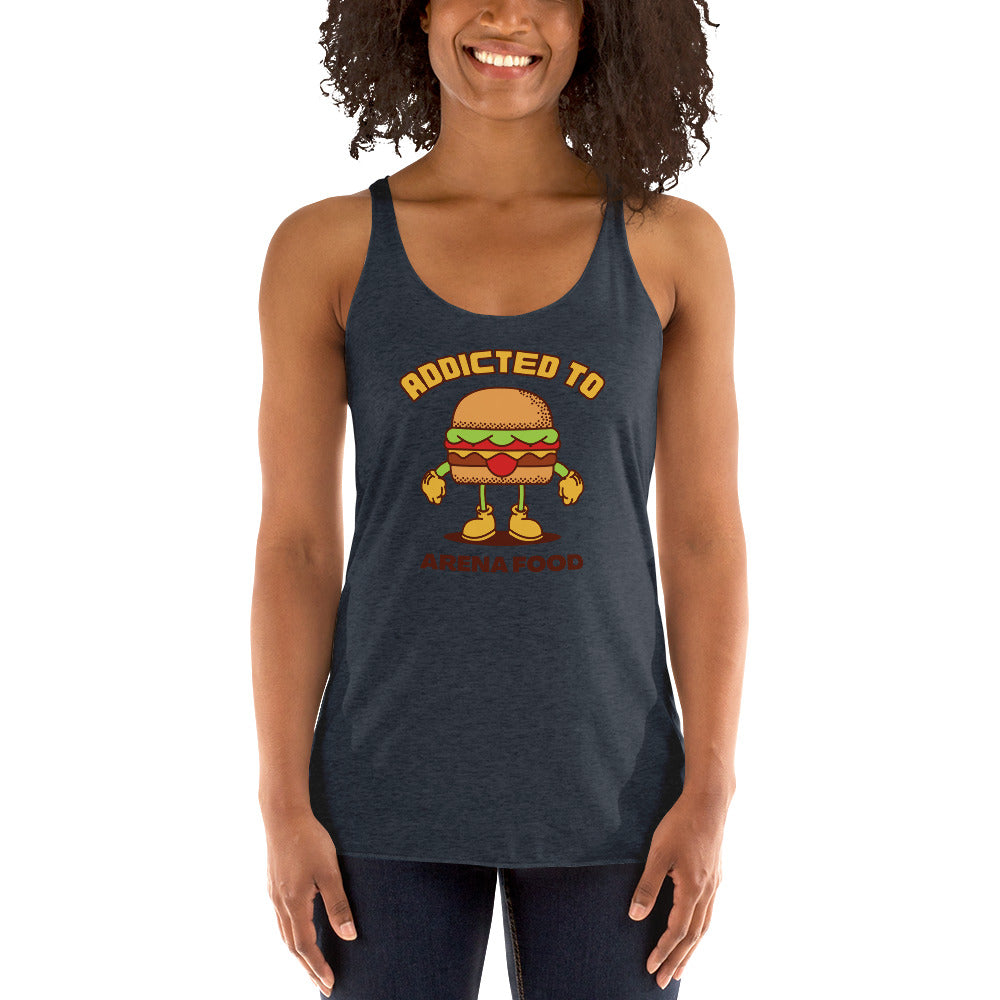 Addicted To Arena Food Women's Racerback Tank