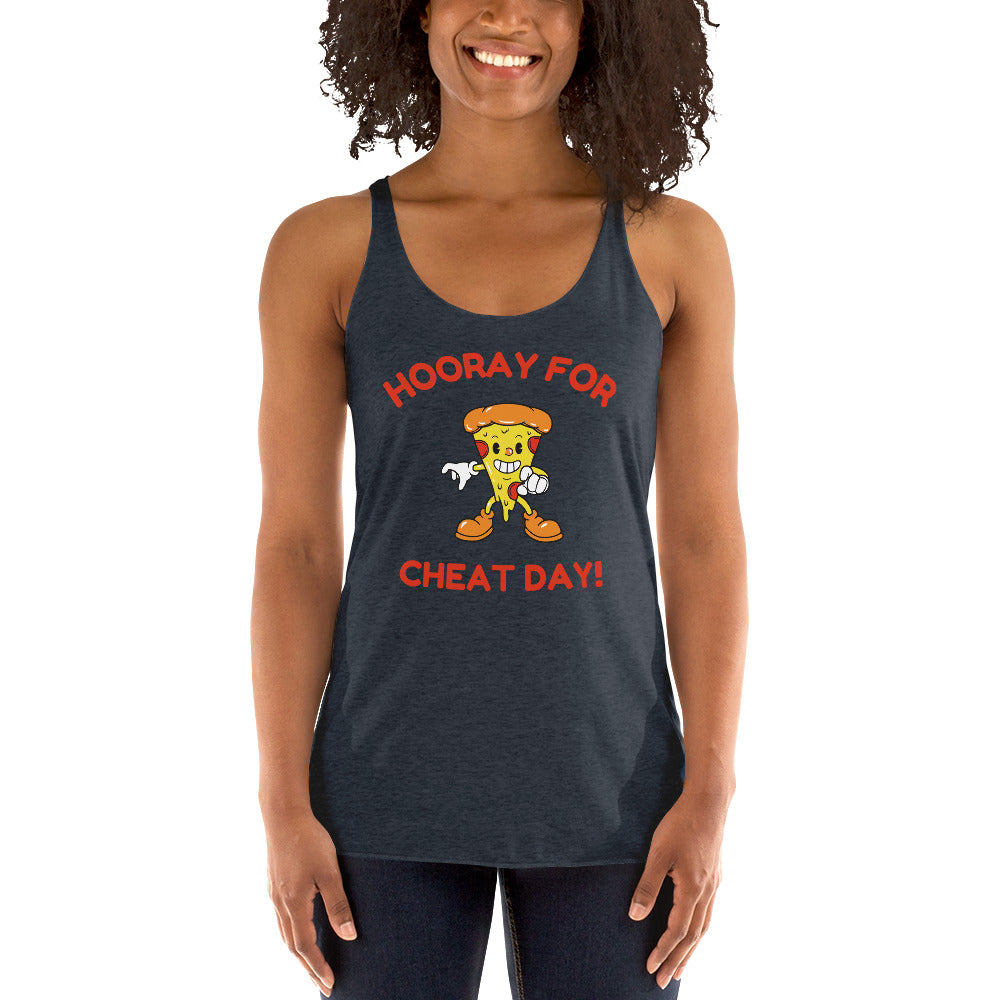 Hooray For Cheat Day! Women's Racerback Tank