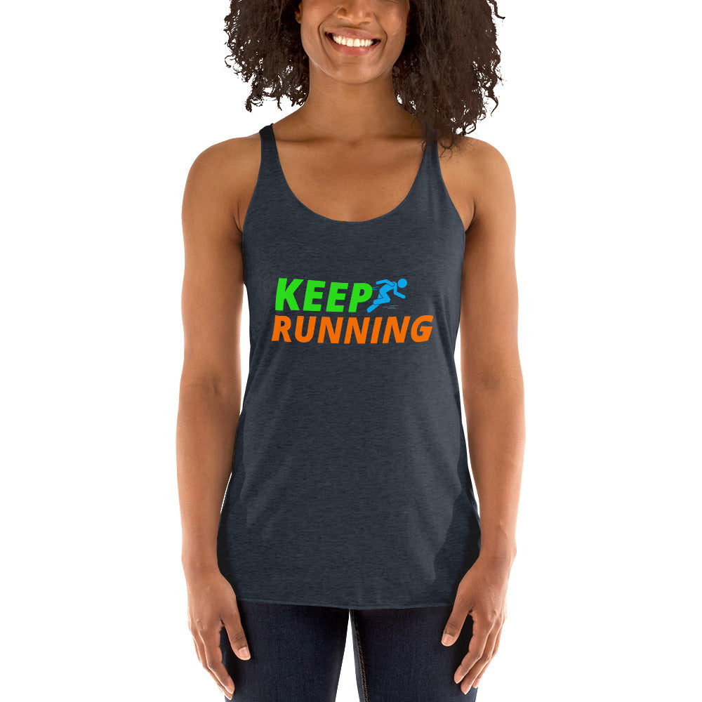 Keep Running Women's Racerback Tank