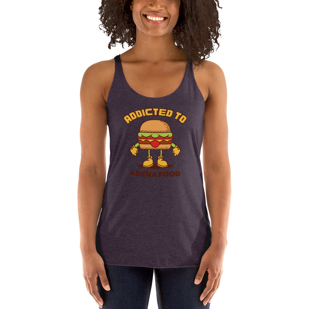 Addicted To Arena Food Women's Racerback Tank