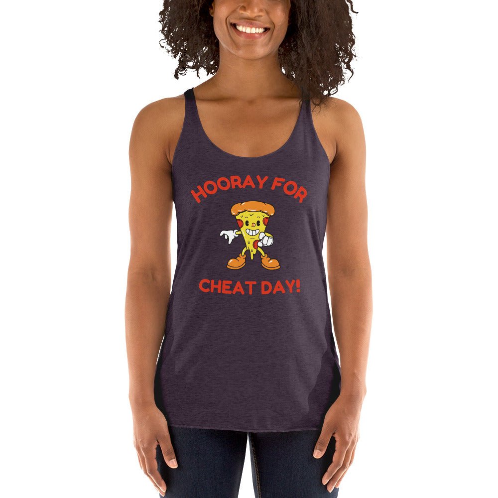 Hooray For Cheat Day! Women's Racerback Tank
