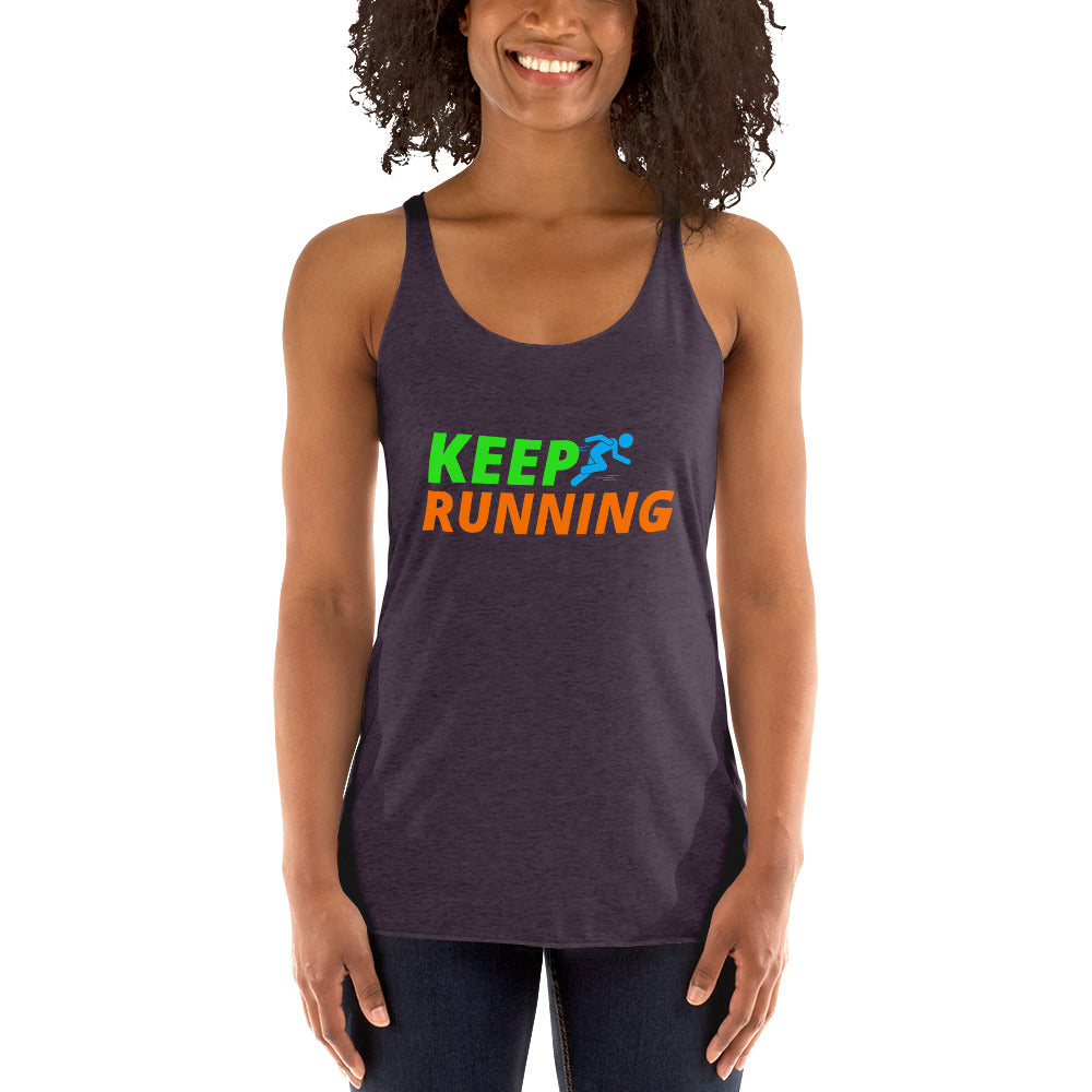 Keep Running Women's Racerback Tank
