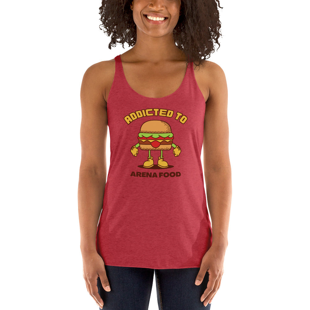 Addicted To Arena Food Women's Racerback Tank