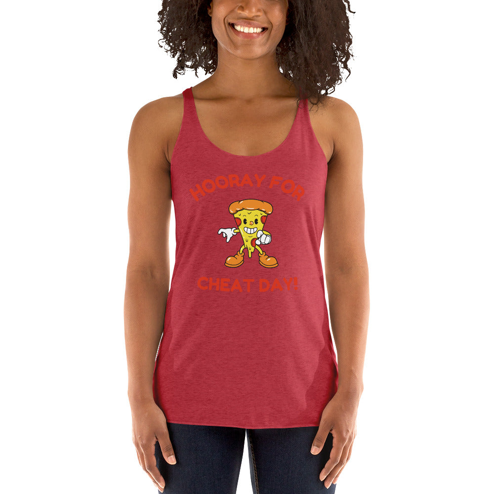 Hooray For Cheat Day! Women's Racerback Tank