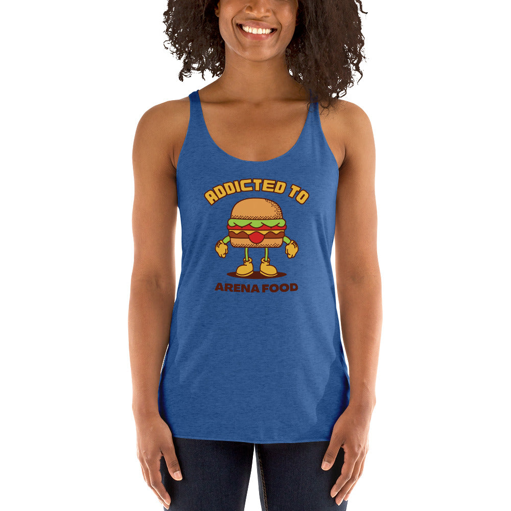 Addicted To Arena Food Women's Racerback Tank