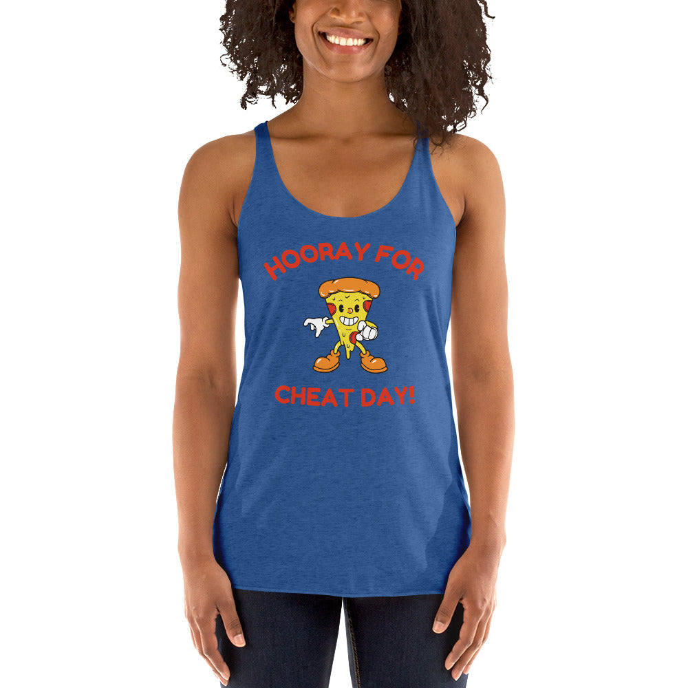 Hooray For Cheat Day! Women's Racerback Tank
