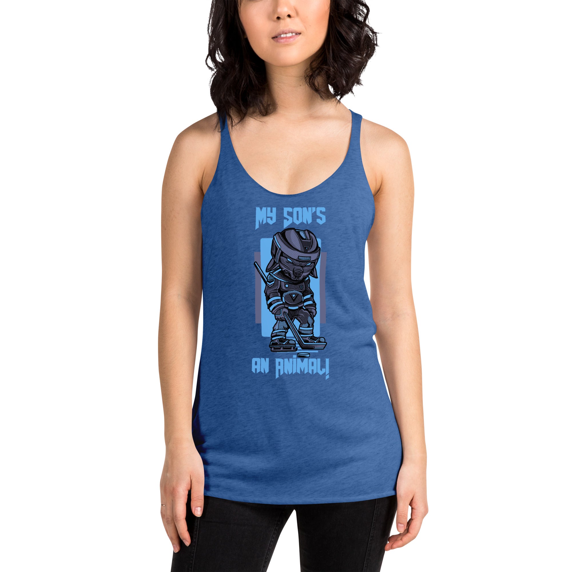 My Son's An Animal Women's Racerback Tank