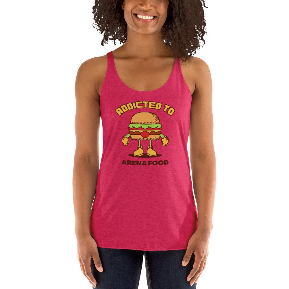 Addicted To Arena Food Women's Racerback Tank