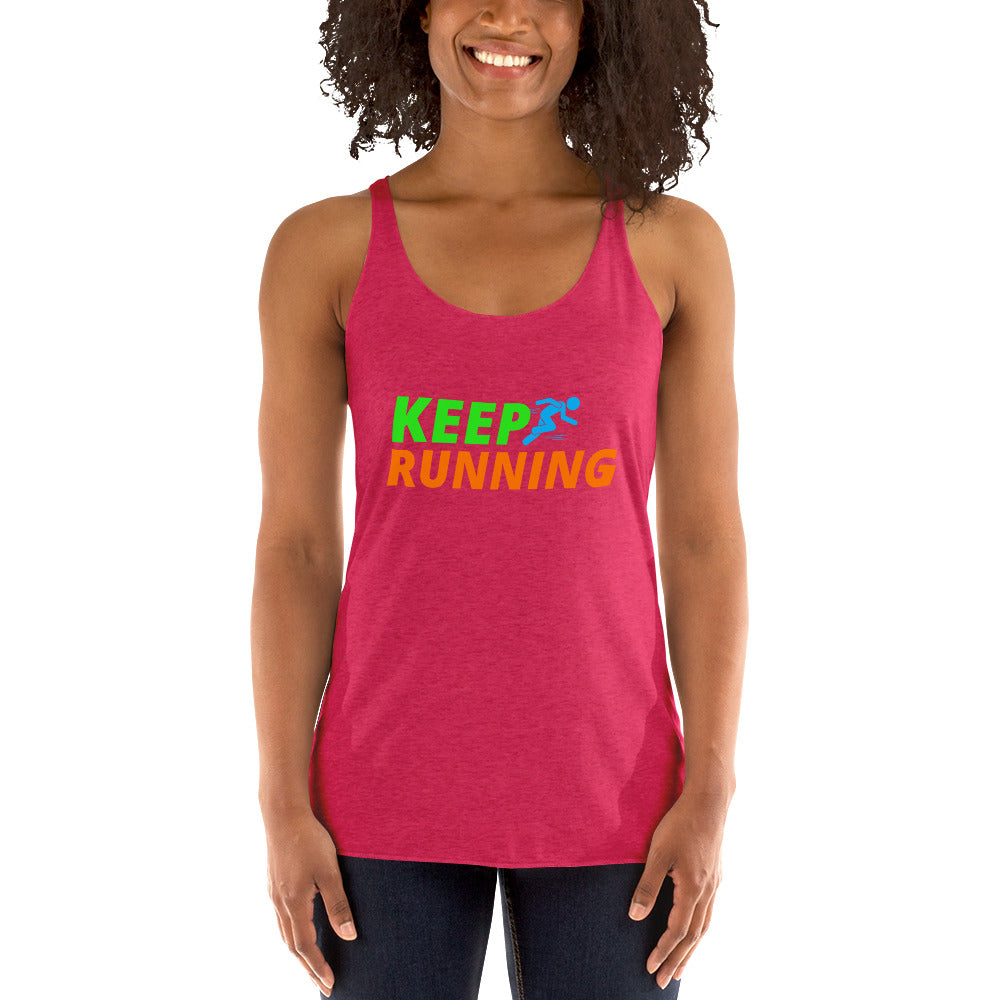 Keep Running Women's Racerback Tank