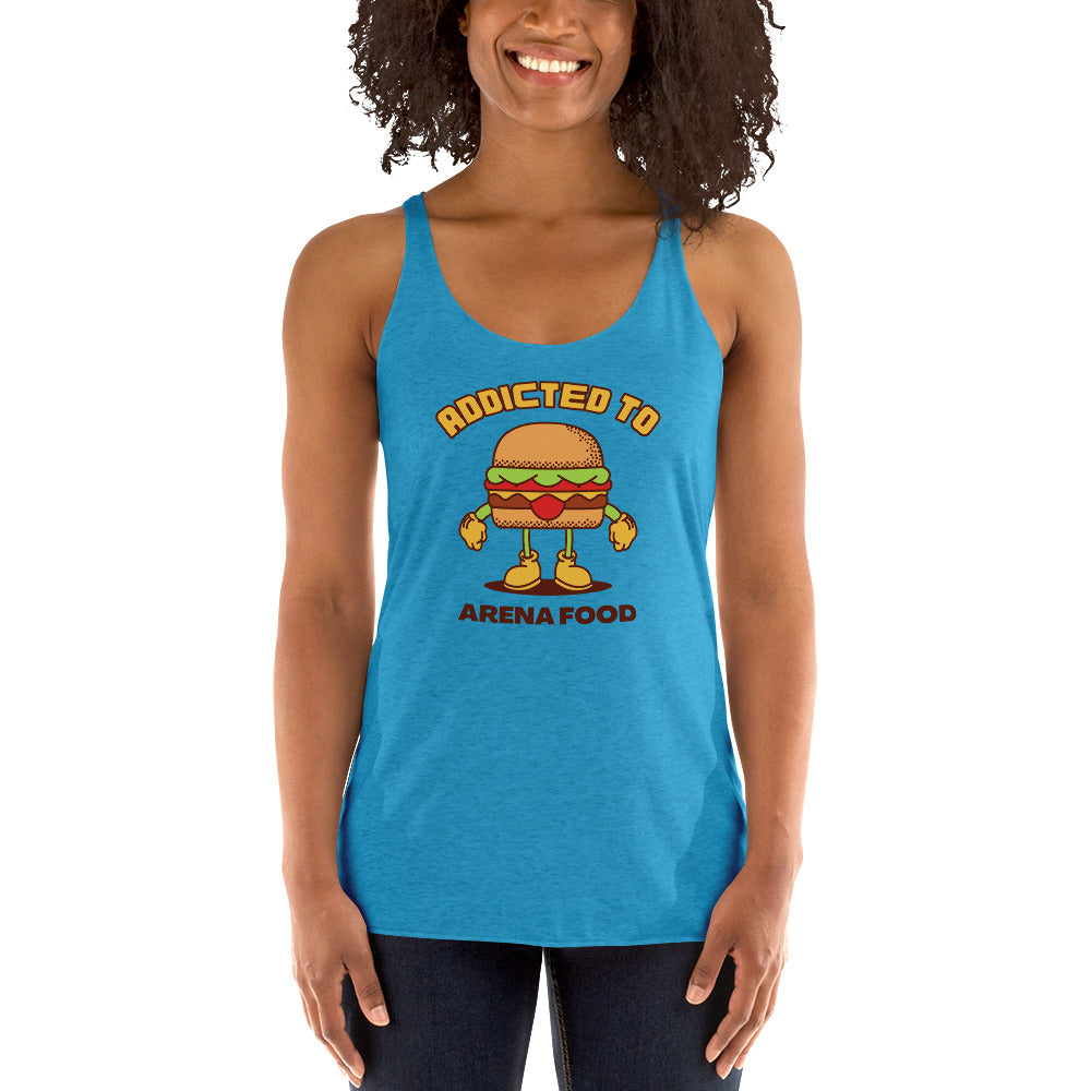 Addicted To Arena Food Women's Racerback Tank