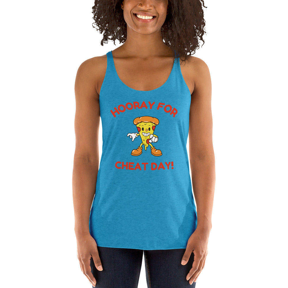 Hooray For Cheat Day! Women's Racerback Tank