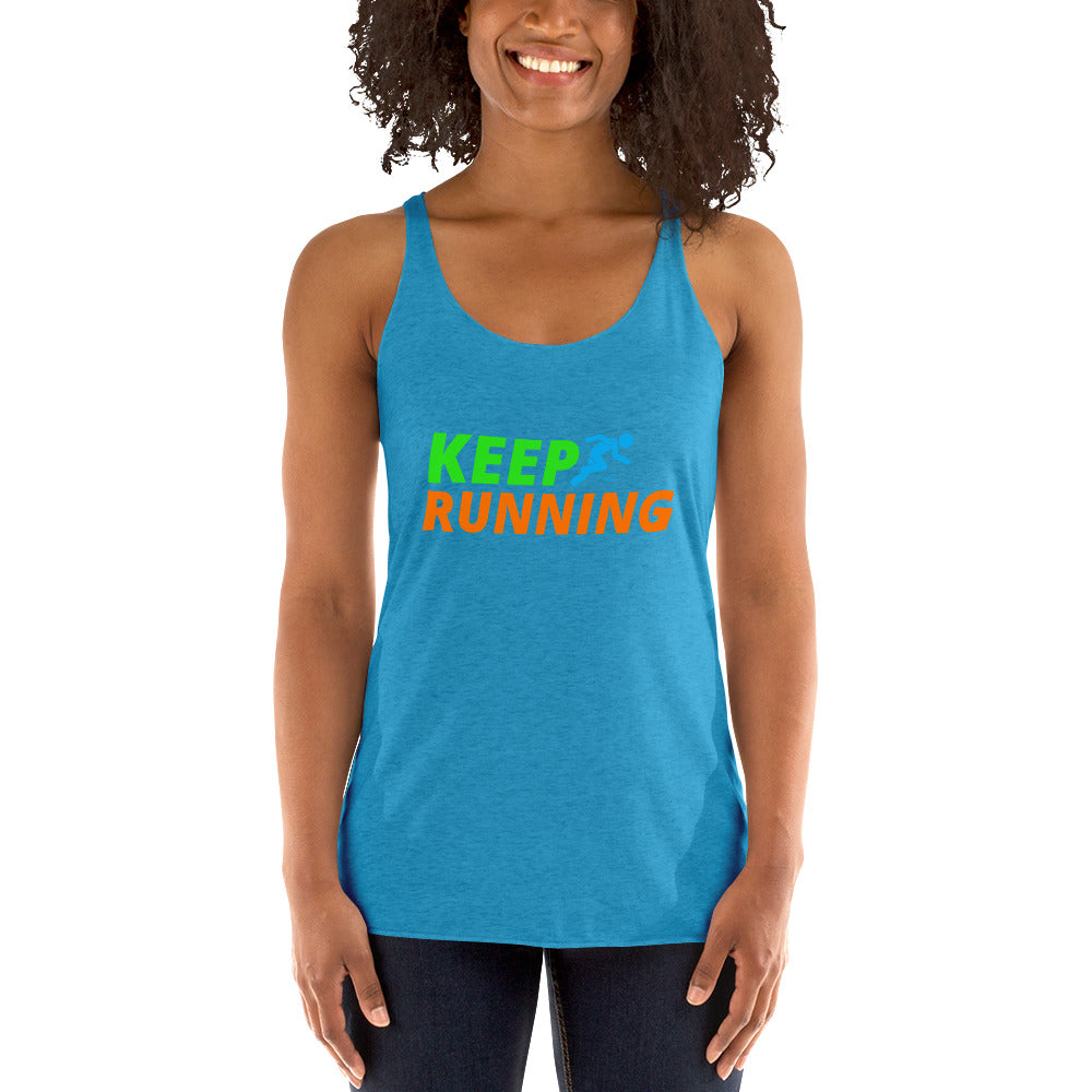 Keep Running Women's Racerback Tank