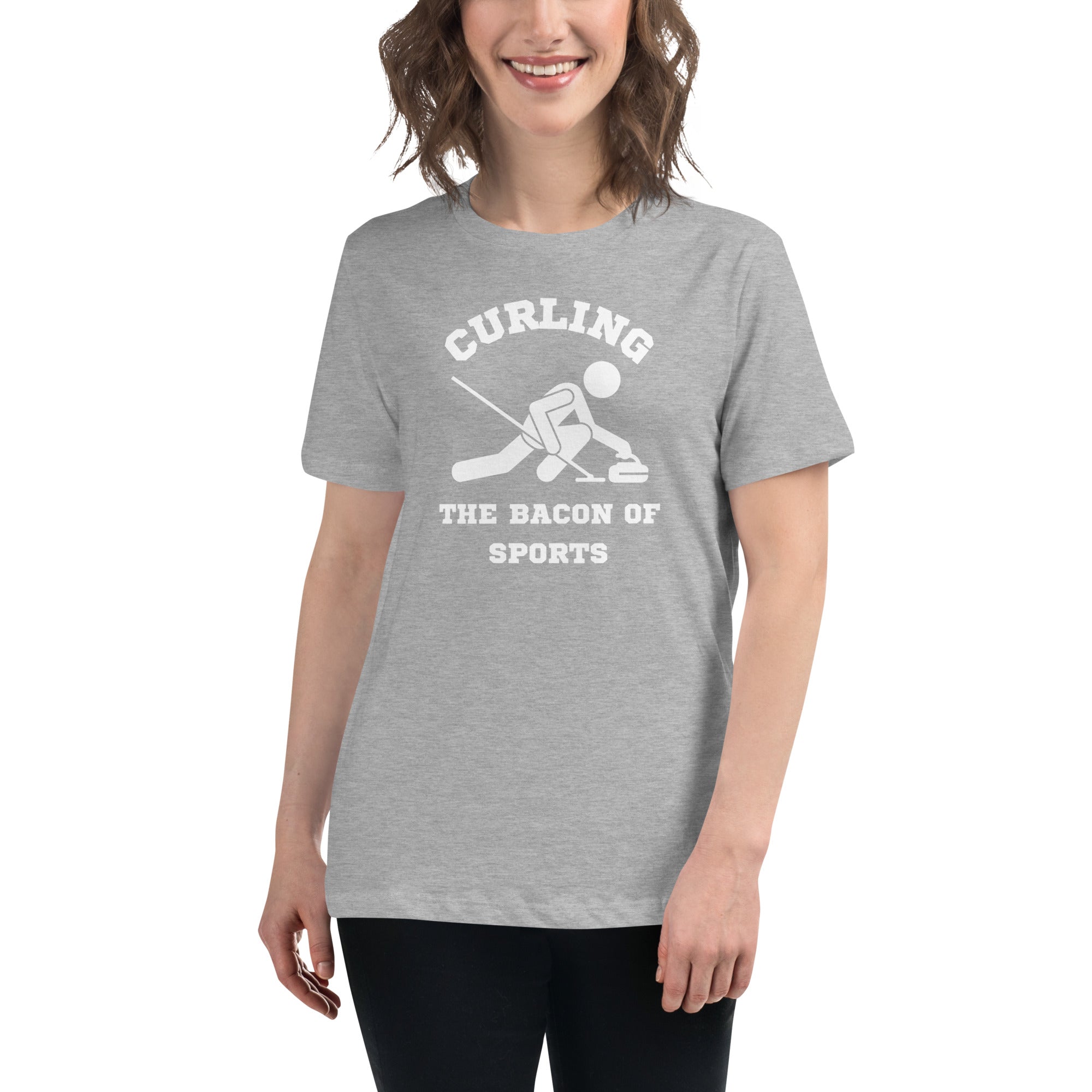 Curling The Bacon Of Sports Women's Premium T-Shirt