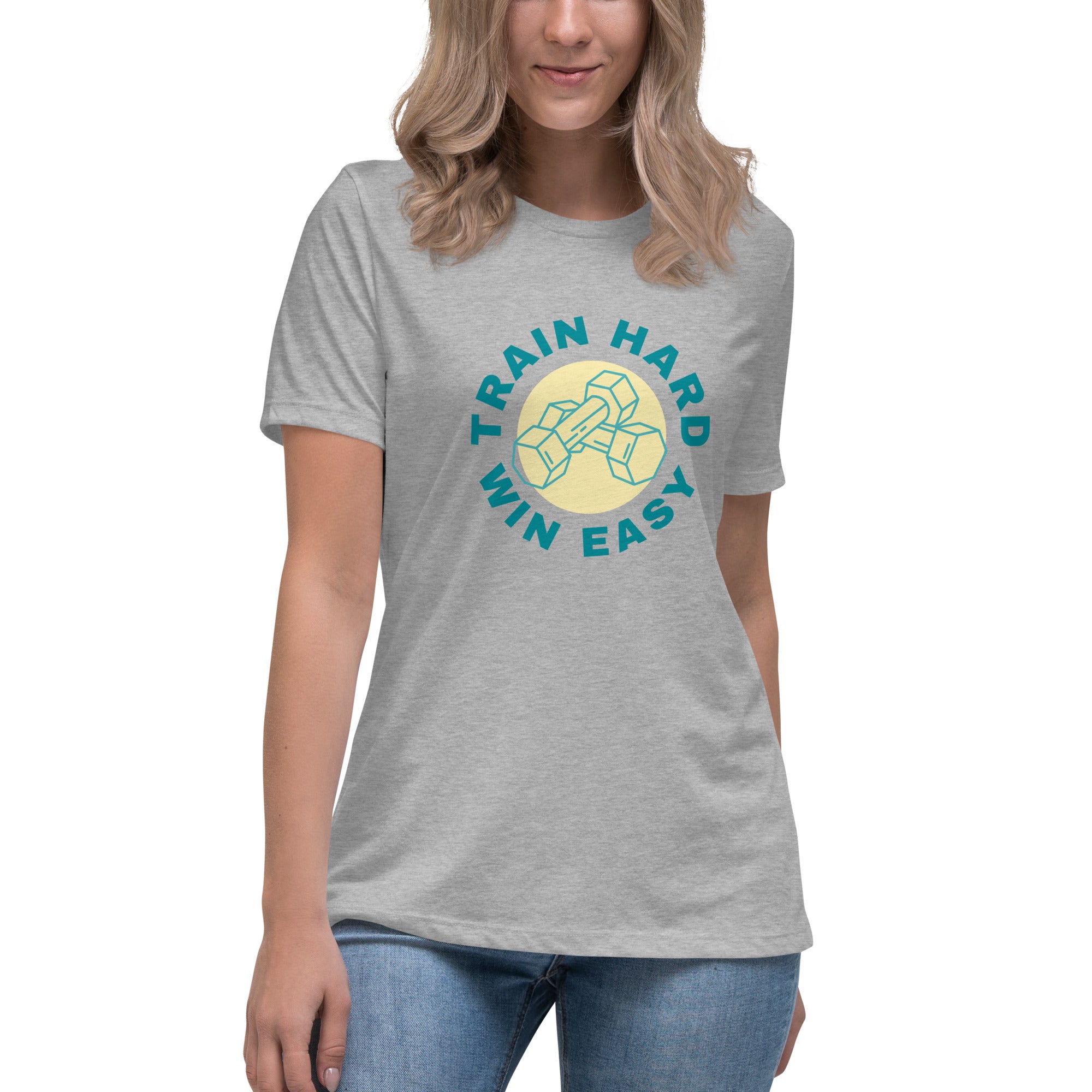 Train Hard Win Easy Women's Premium T-Shirt