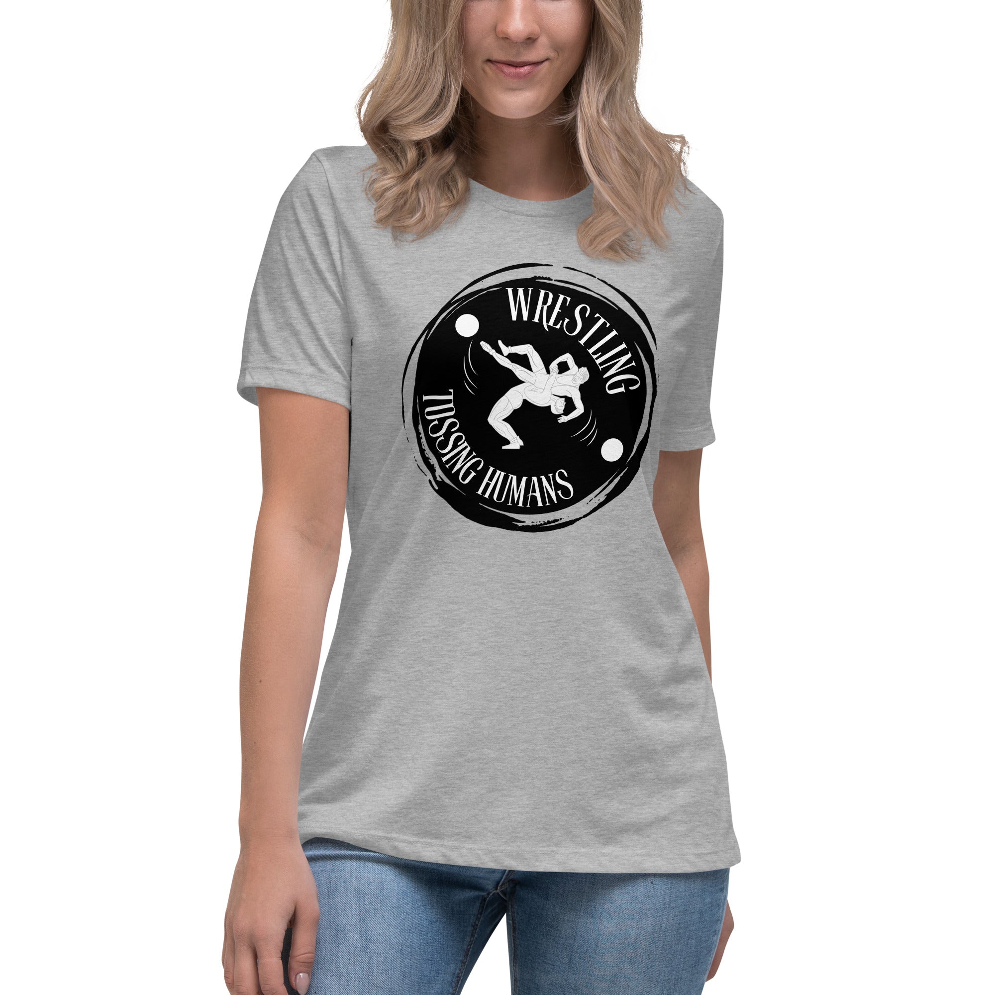 Wrestling Tossing Humans Women's Premium T-Shirt