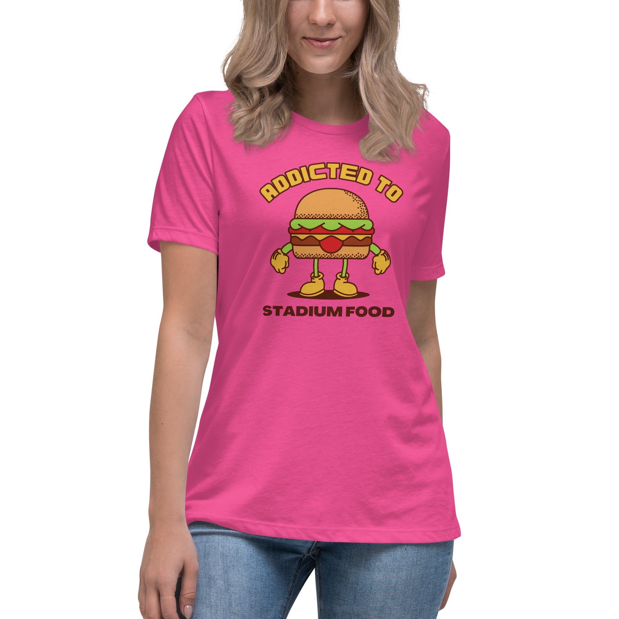 Addicted To Stadium Food Women's Premium T-Shirt