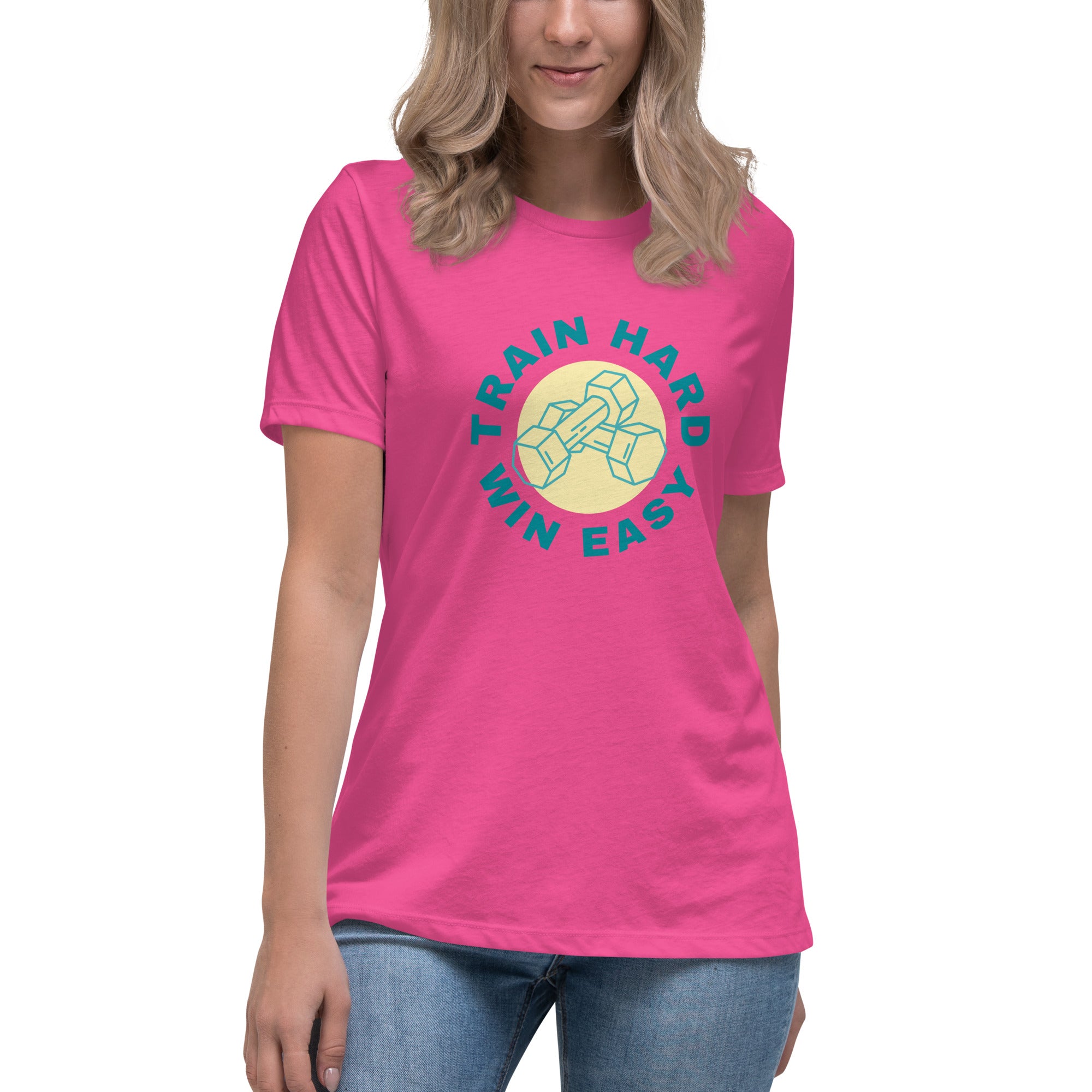 Train Hard Win Easy Women's Premium T-Shirt