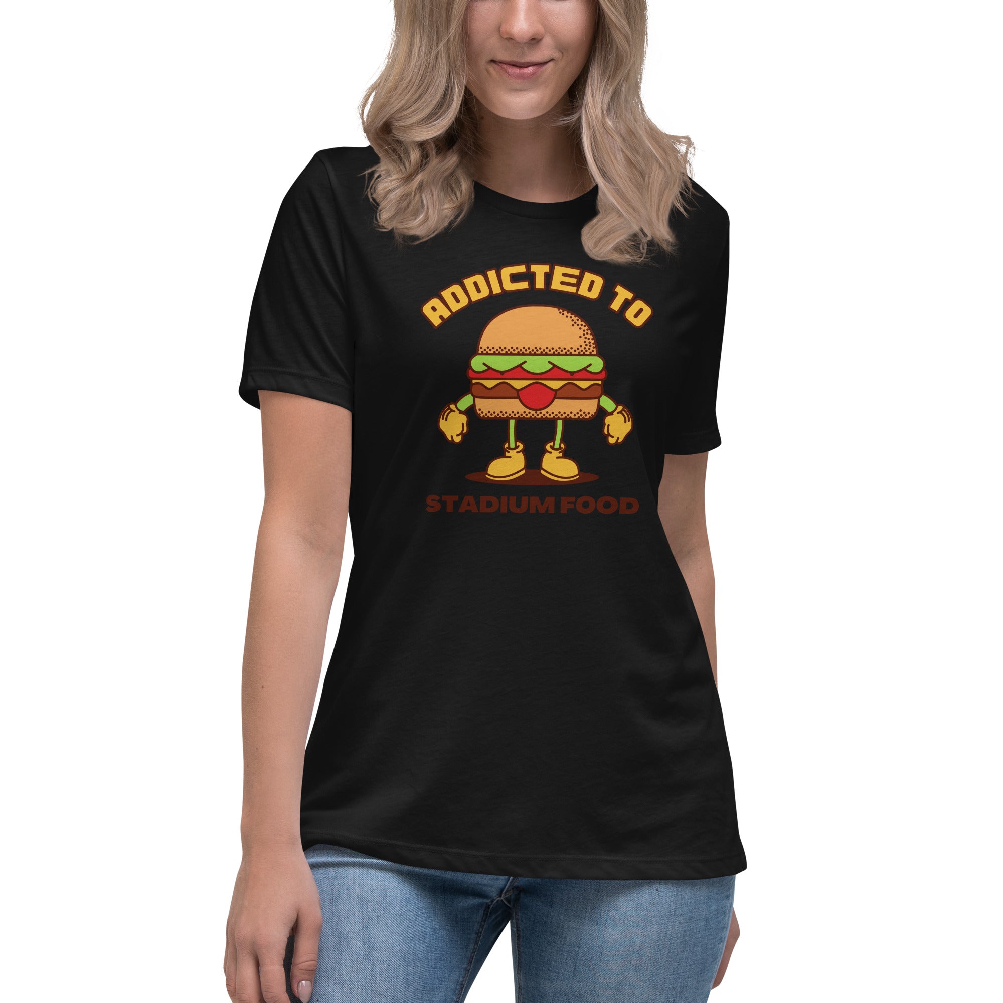 Addicted To Stadium Food Women's Premium T-Shirt