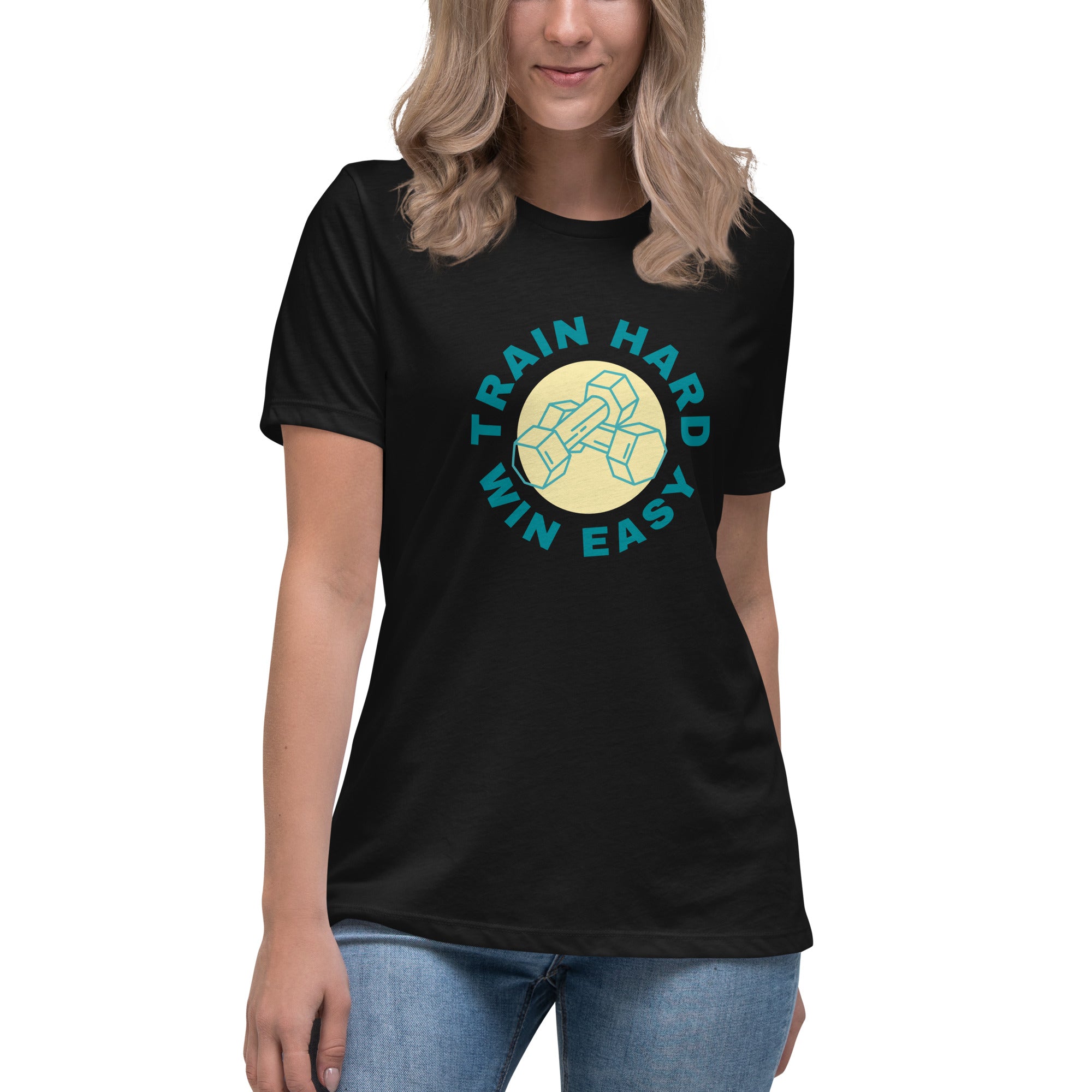 Train Hard Win Easy Women's Premium T-Shirt