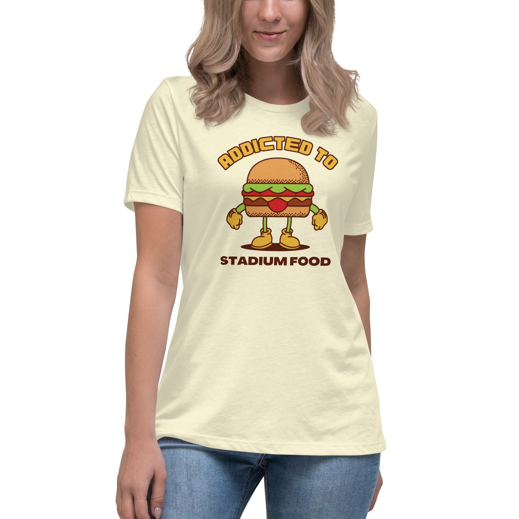 Addicted To Stadium Food Women's Premium T-Shirt