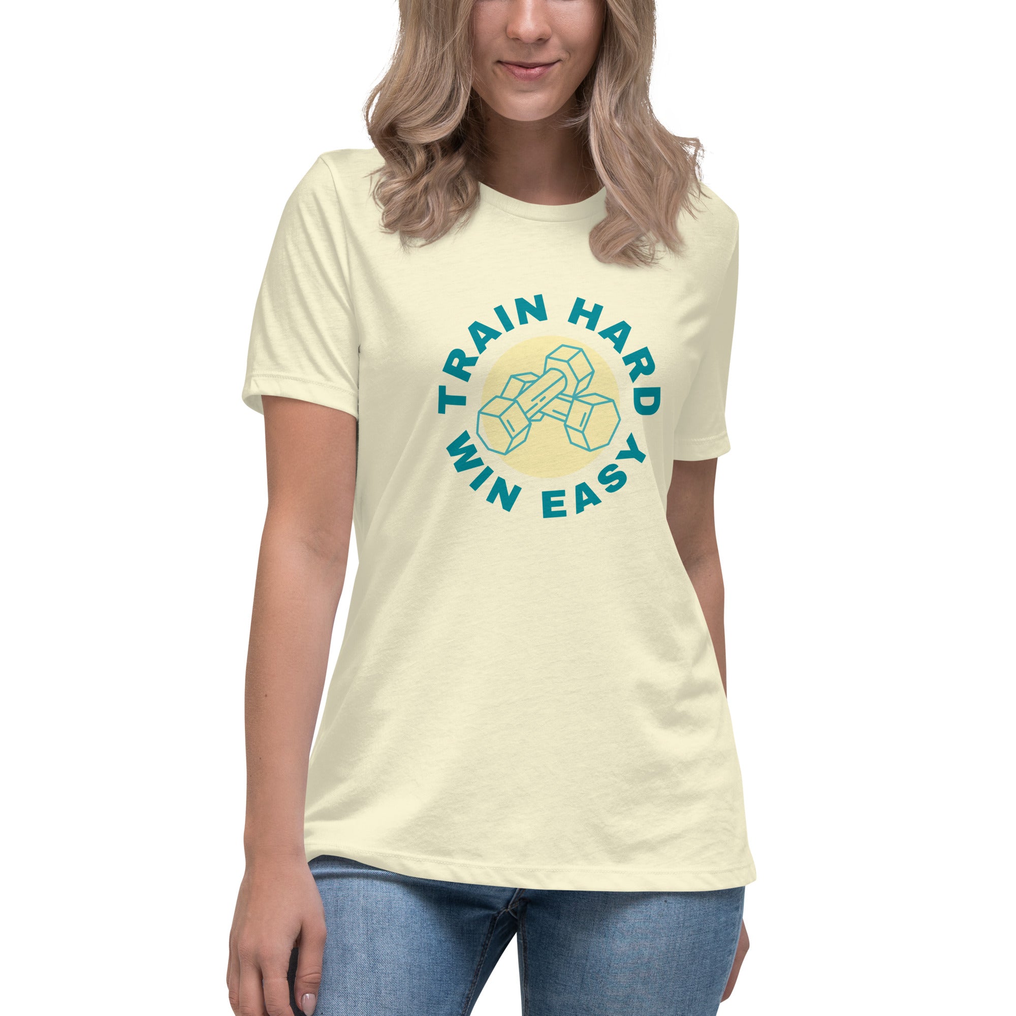 Train Hard Win Easy Women's Premium T-Shirt