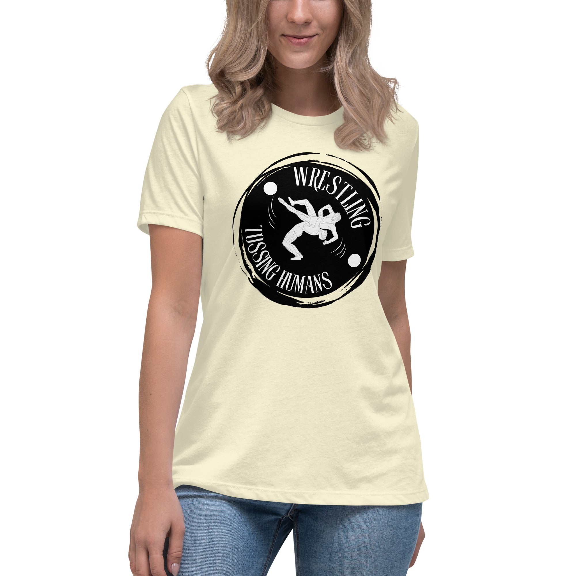Wrestling Tossing Humans Women's Premium T-Shirt