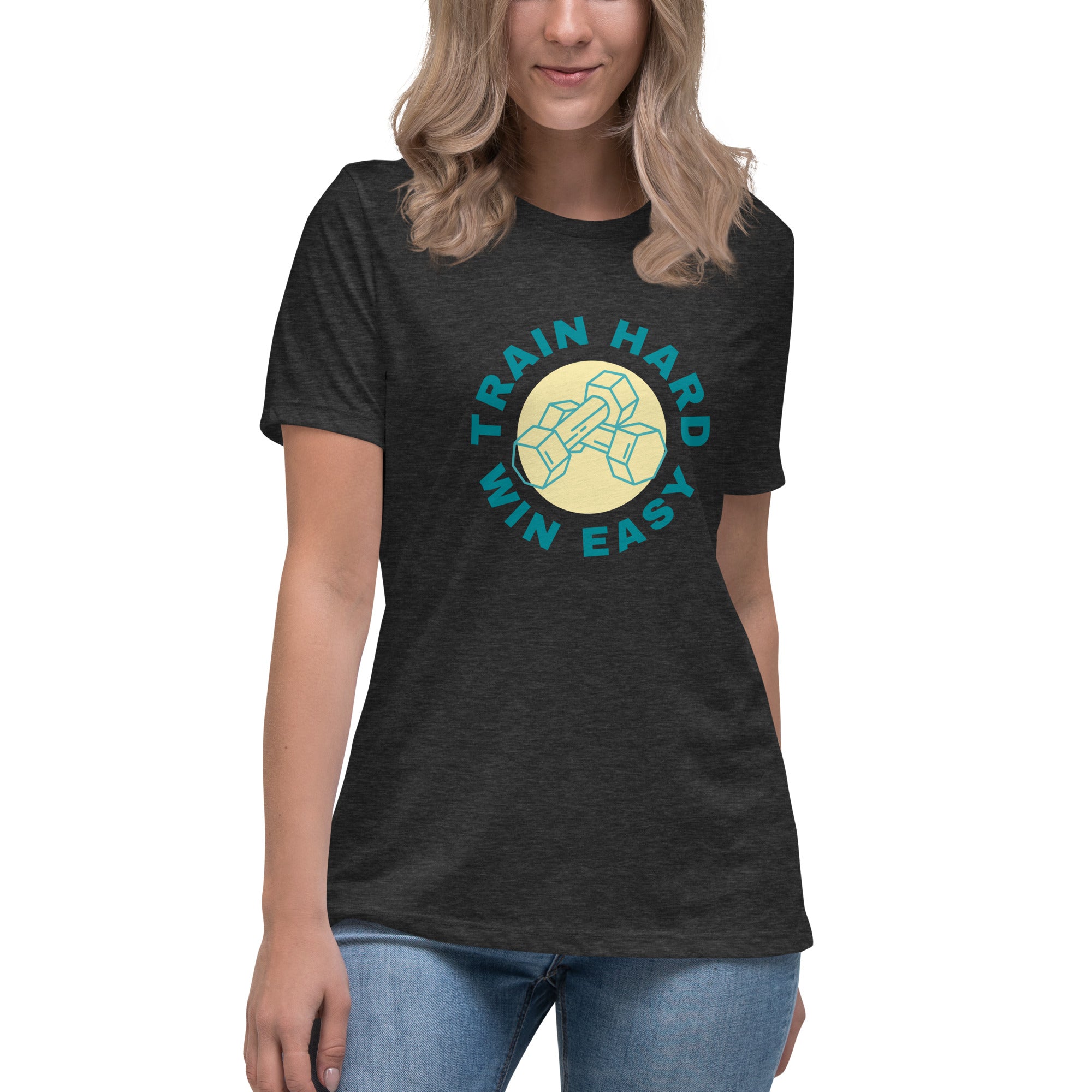 Train Hard Win Easy Women's Premium T-Shirt