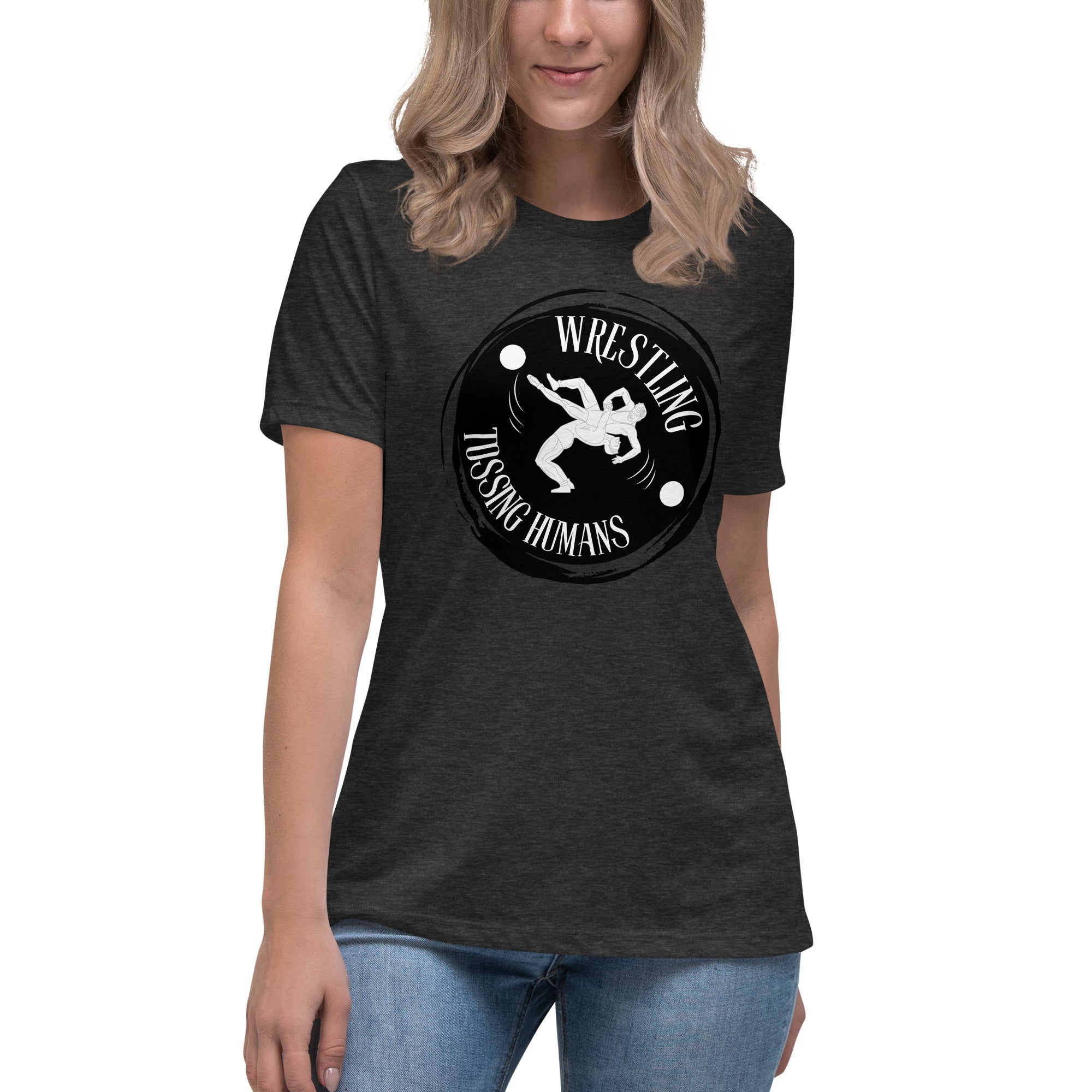 Wrestling Tossing Humans Women's Premium T-Shirt
