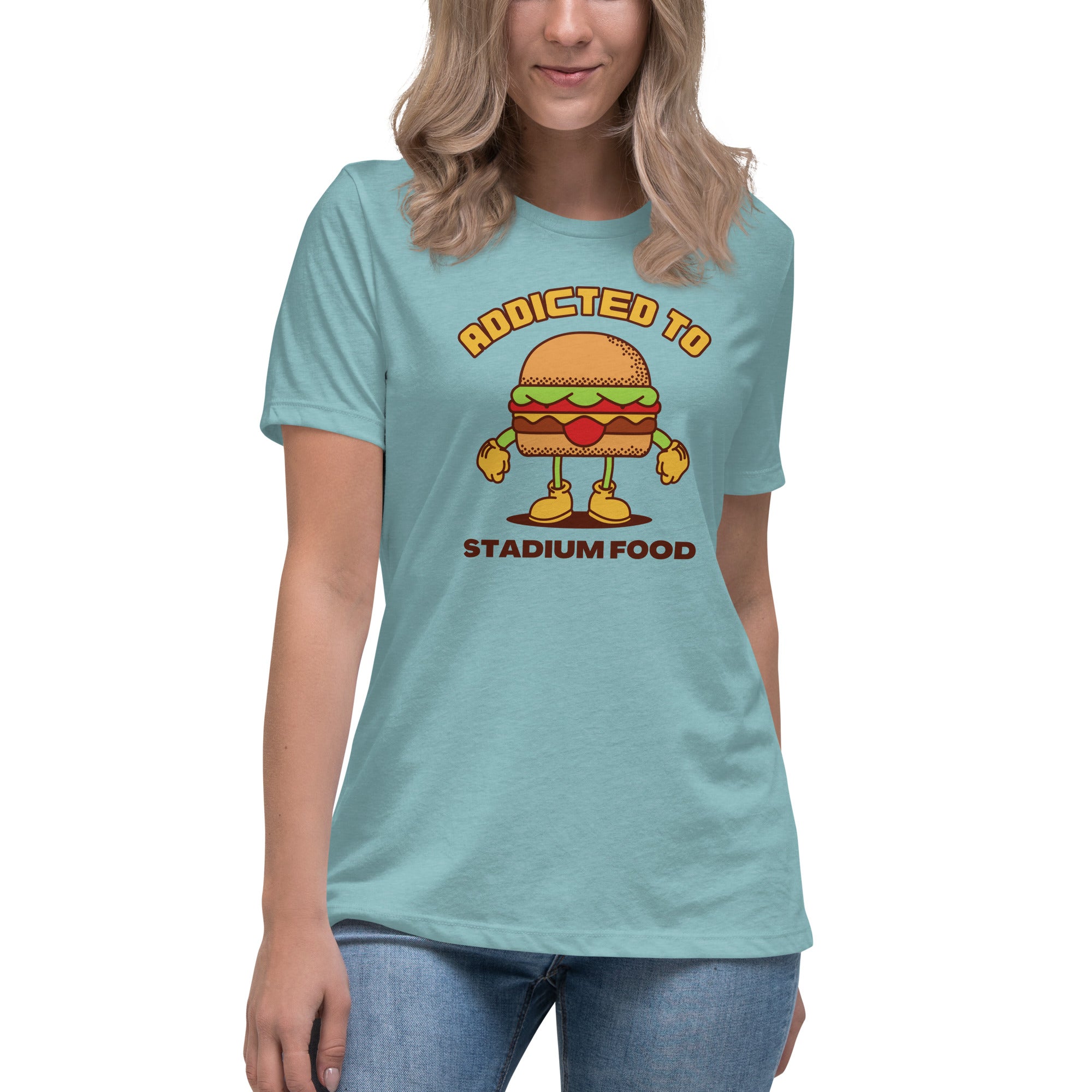 Addicted To Stadium Food Women's Premium T-Shirt
