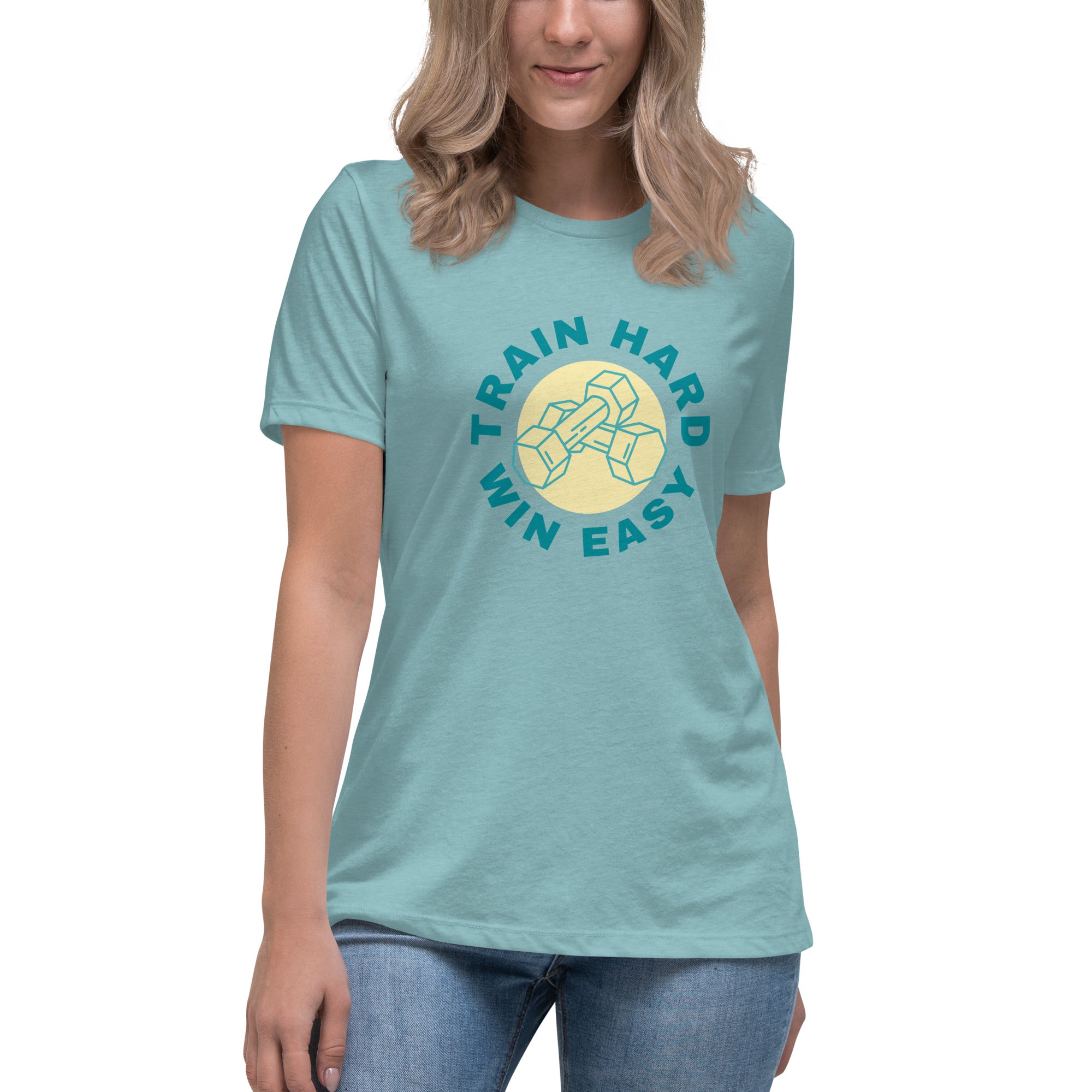 Train Hard Win Easy Women's Premium T-Shirt