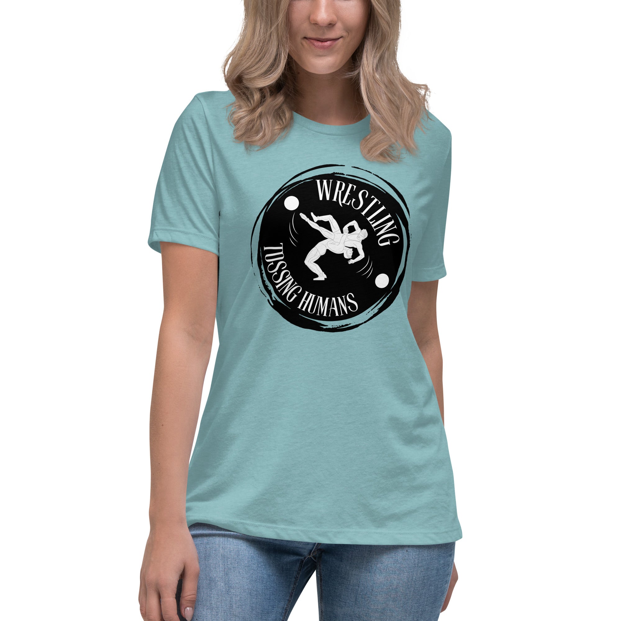 Wrestling Tossing Humans Women's Premium T-Shirt