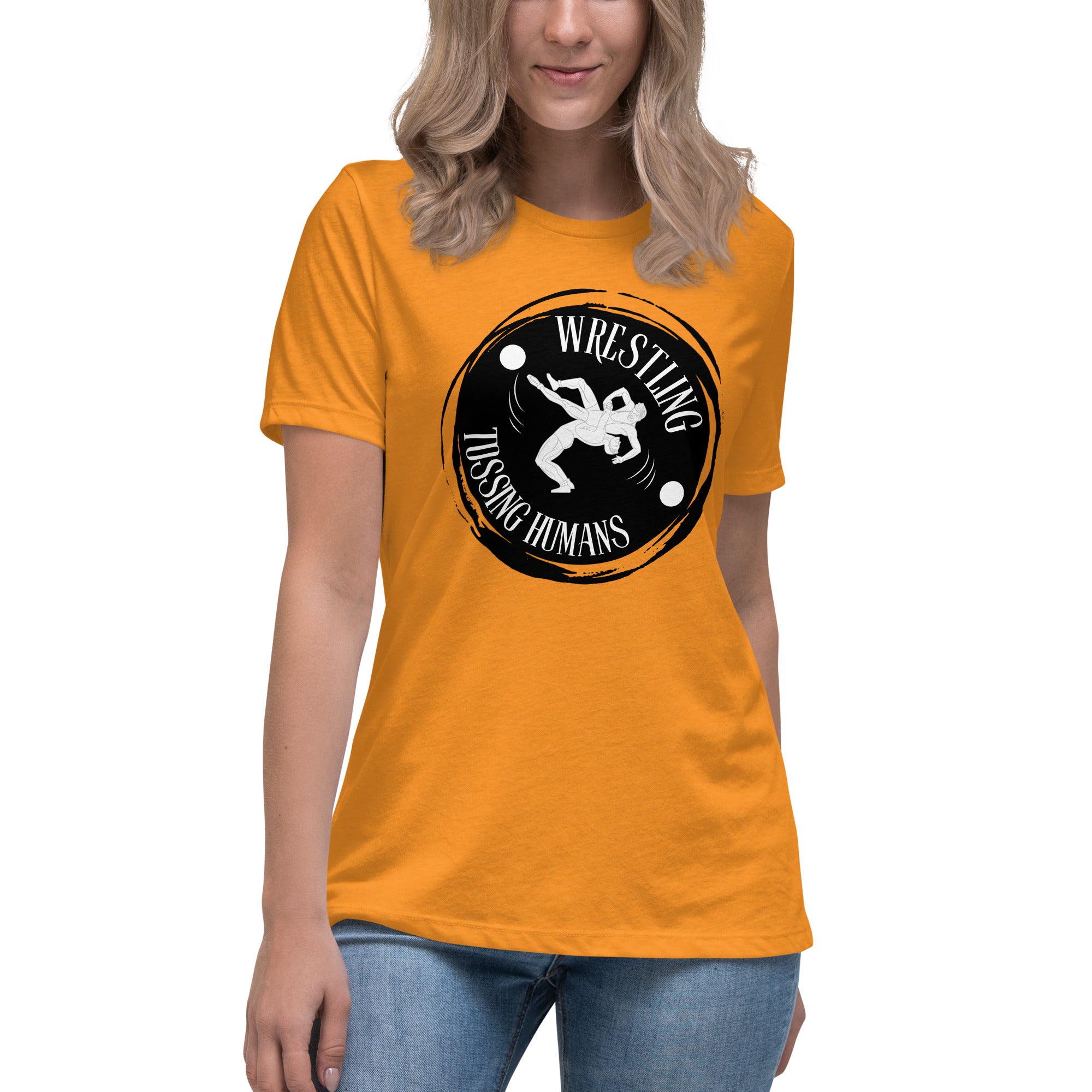 Wrestling Tossing Humans Women's Premium T-Shirt