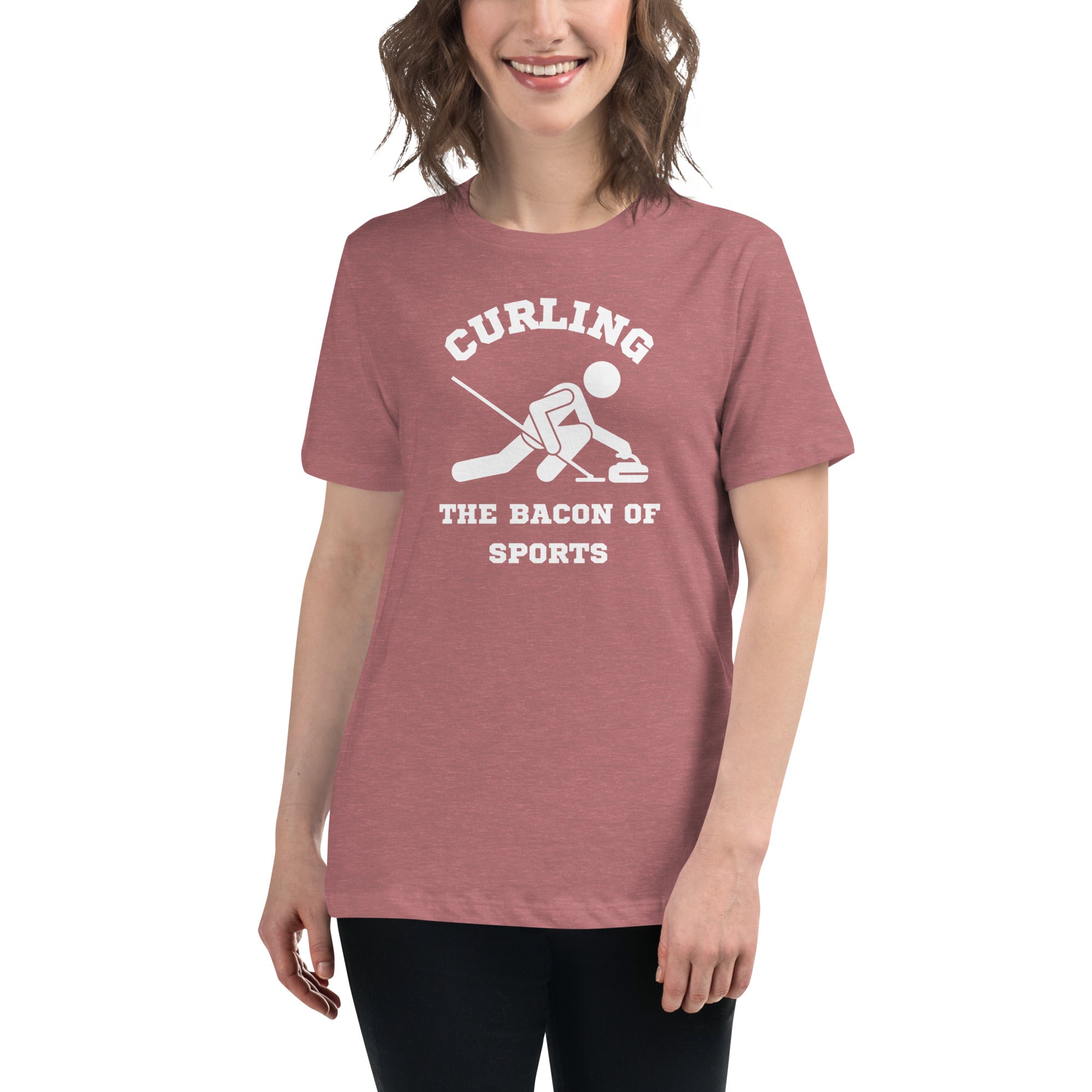 Curling The Bacon Of Sports Women's Premium T-Shirt