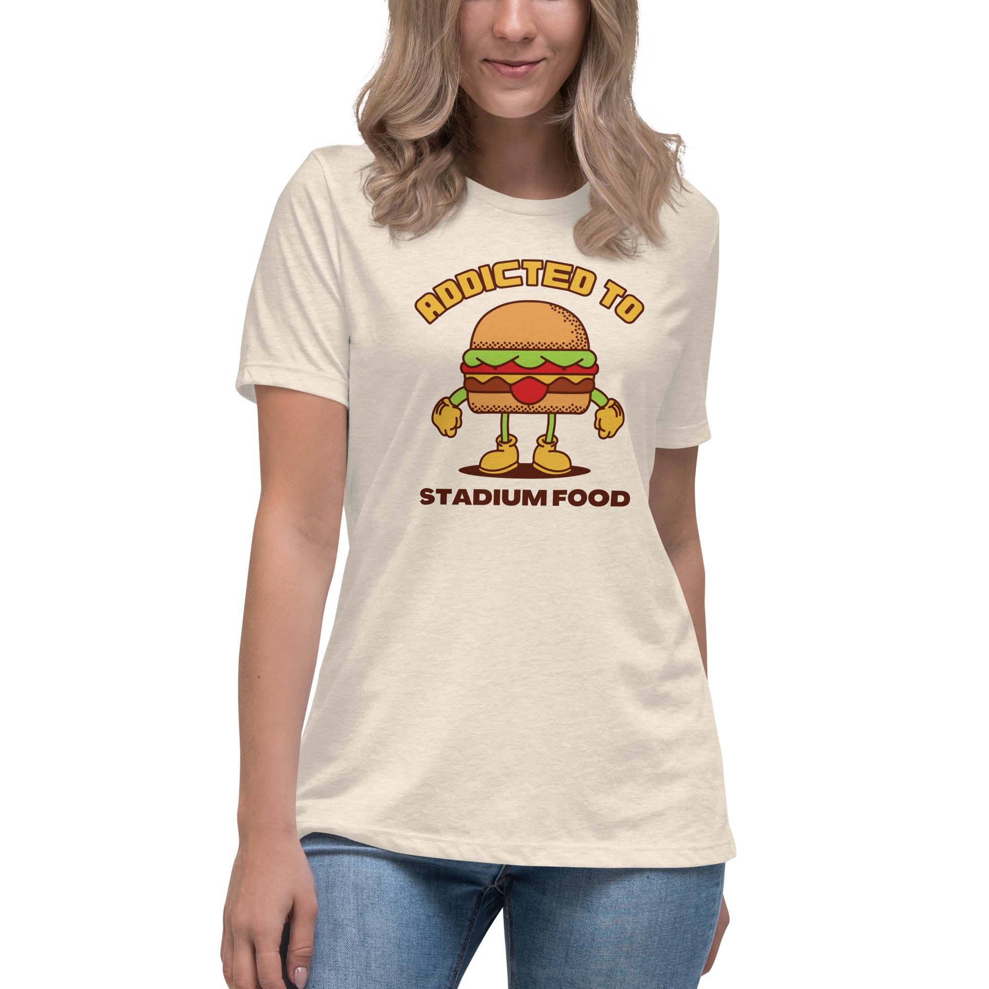 Addicted To Stadium Food Women's Premium T-Shirt