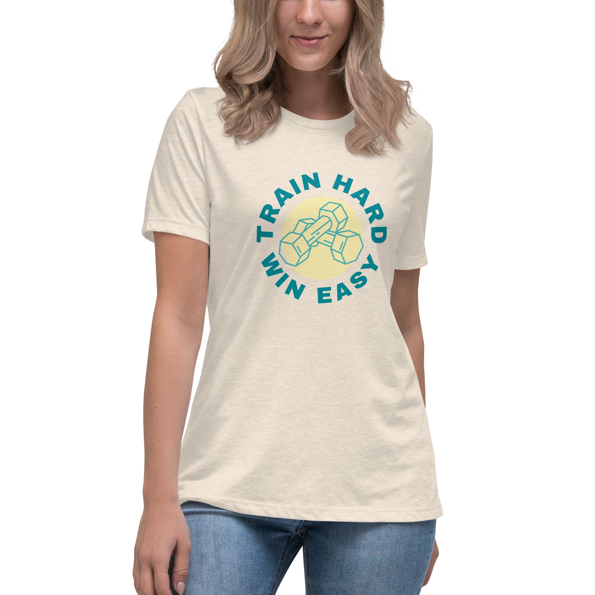 Train Hard Win Easy Women's Premium T-Shirt