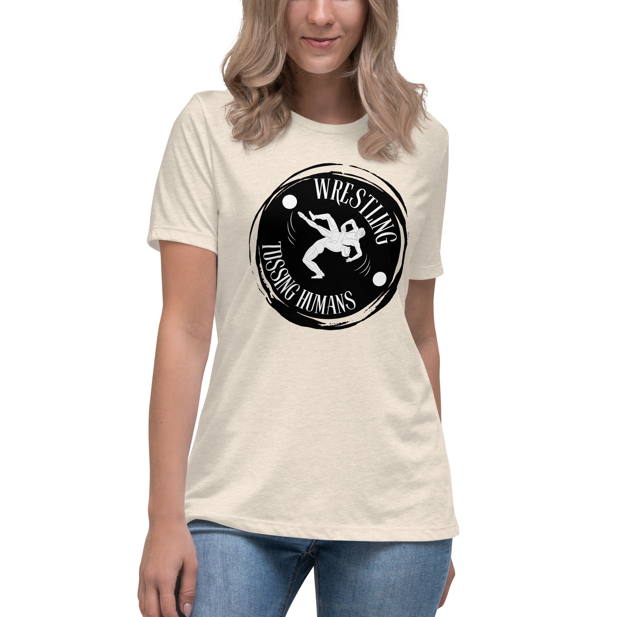 Wrestling Tossing Humans Women's Premium T-Shirt