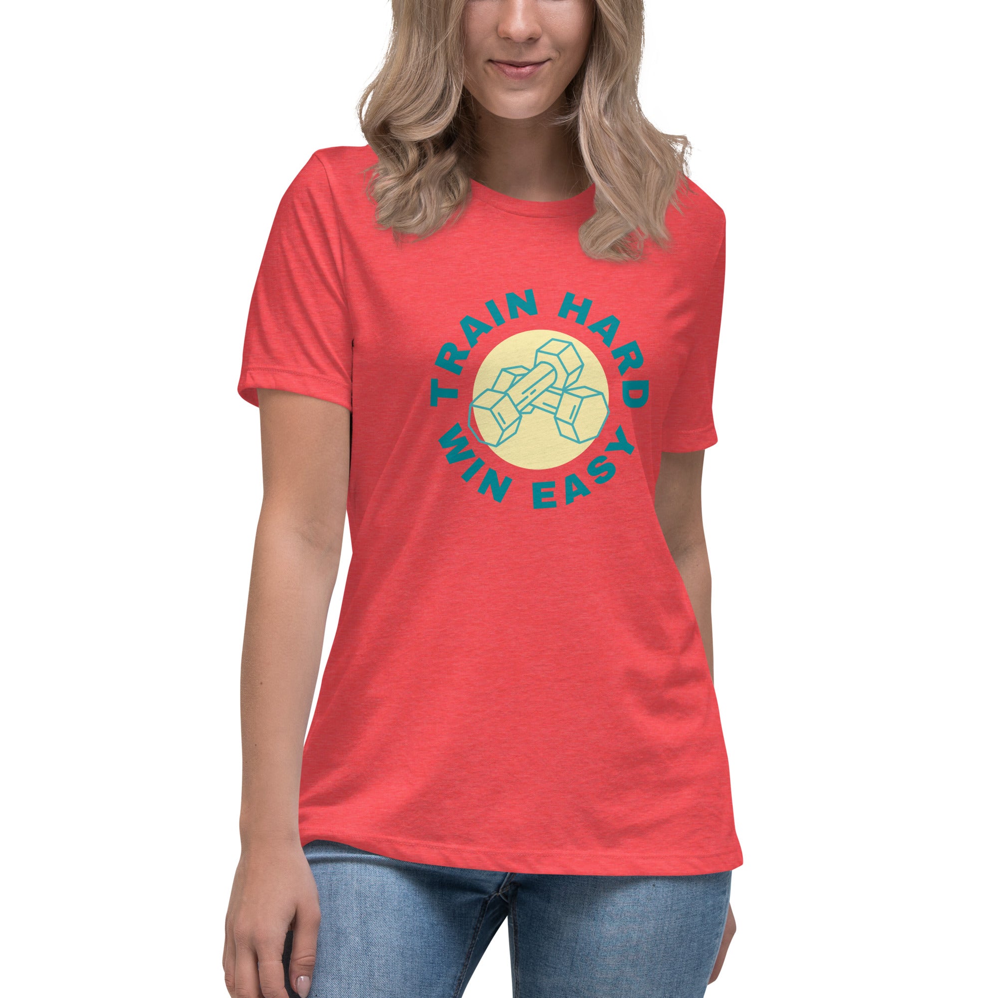 Train Hard Win Easy Women's Premium T-Shirt