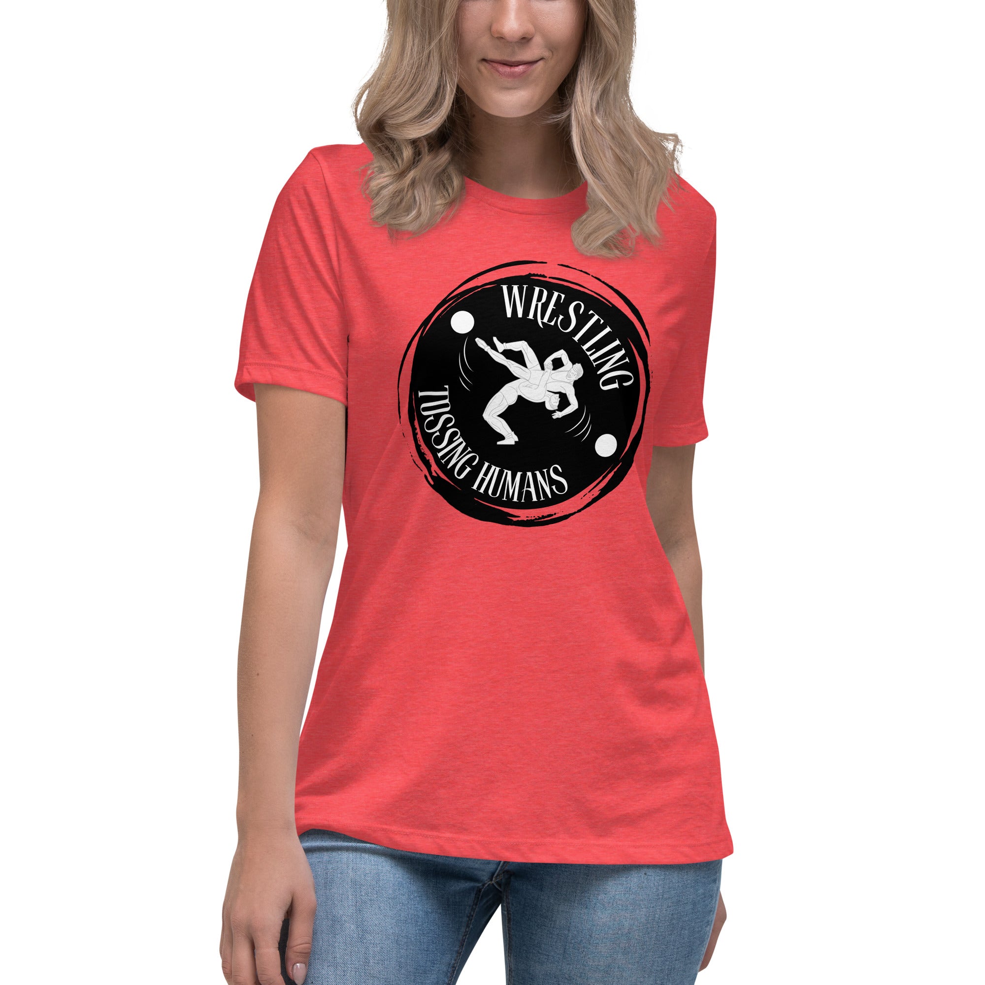 Wrestling Tossing Humans Women's Premium T-Shirt
