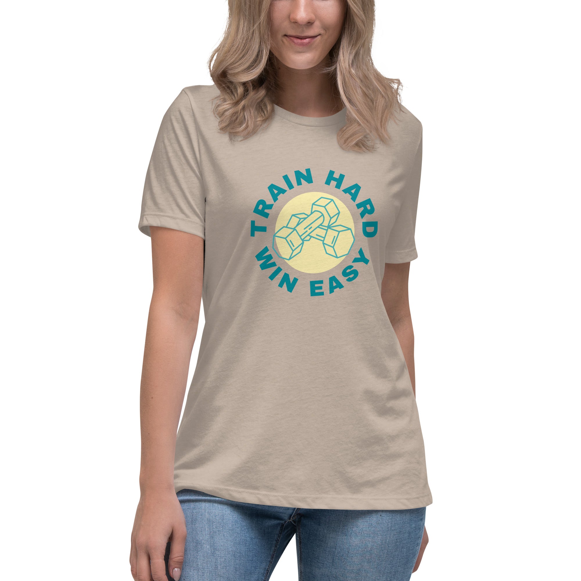 Train Hard Win Easy Women's Premium T-Shirt